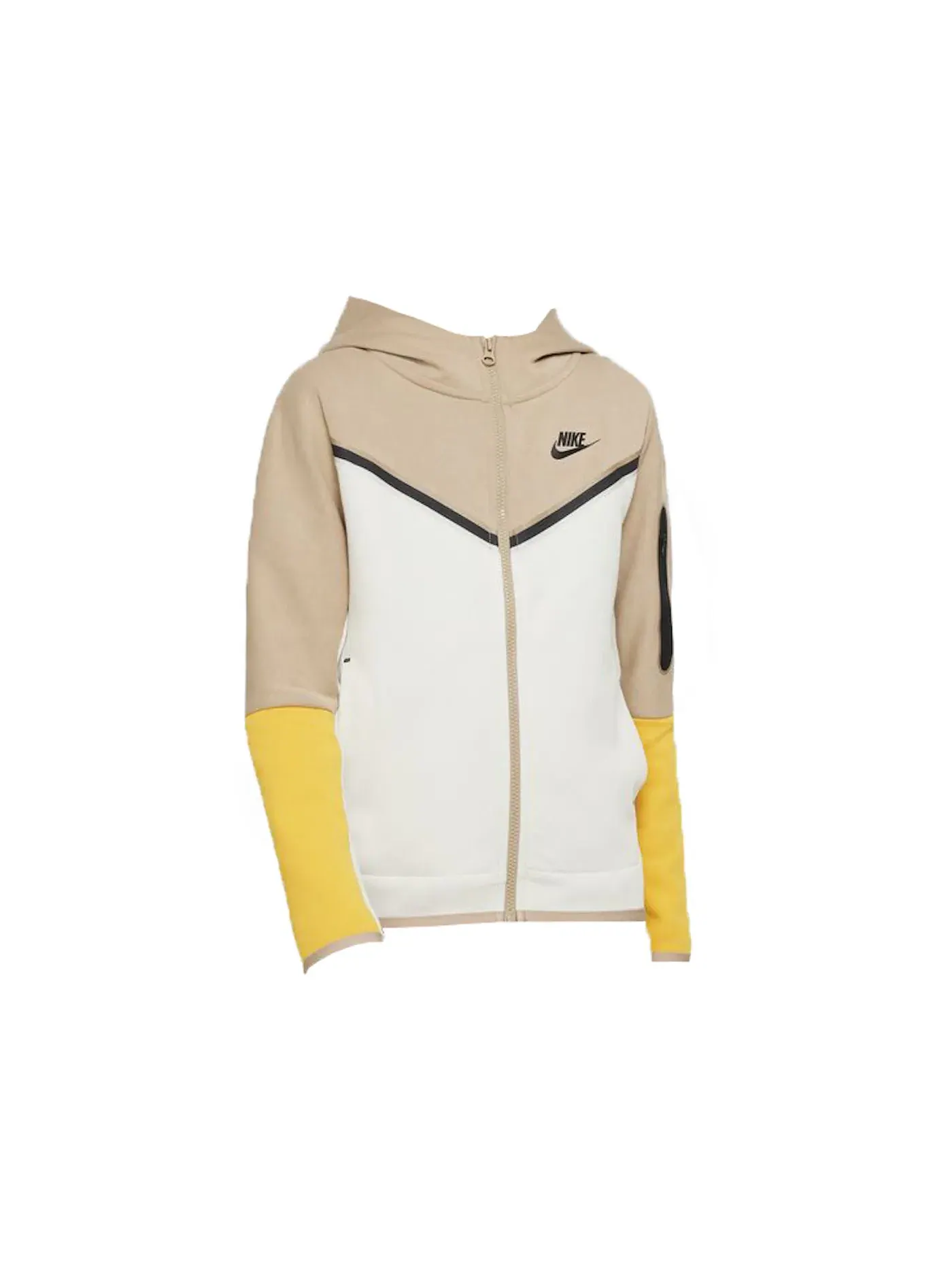 Детская футболка с длинным рукавом Nike — изображение 1 из 2, хаки/светлый/желтый