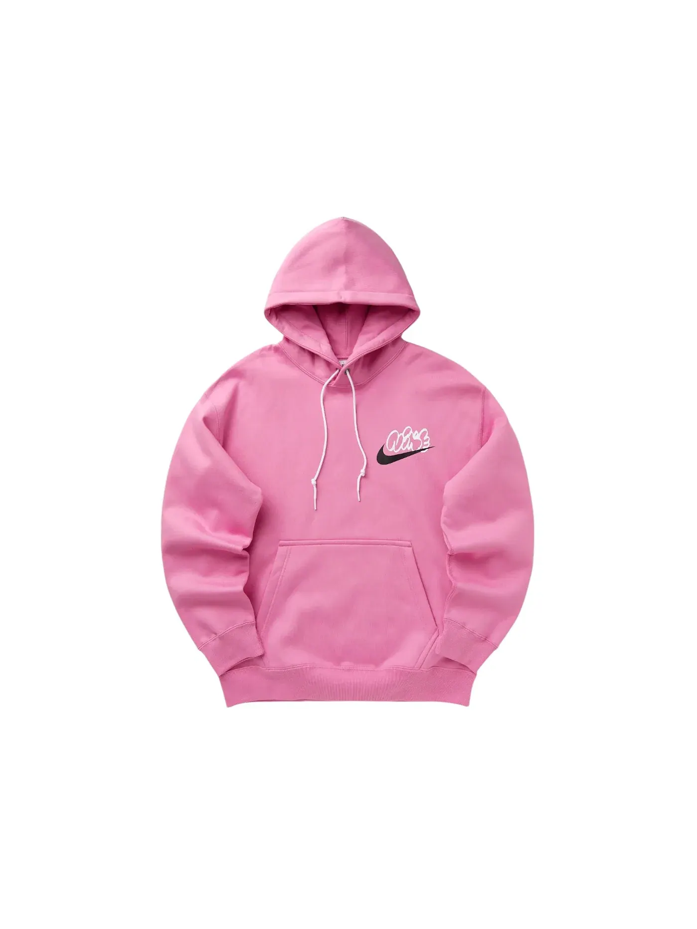 Мужской худи с длинным рукавом Solo Swoosh Fleece Pullover Nike — изображение 1 из 2, розовый