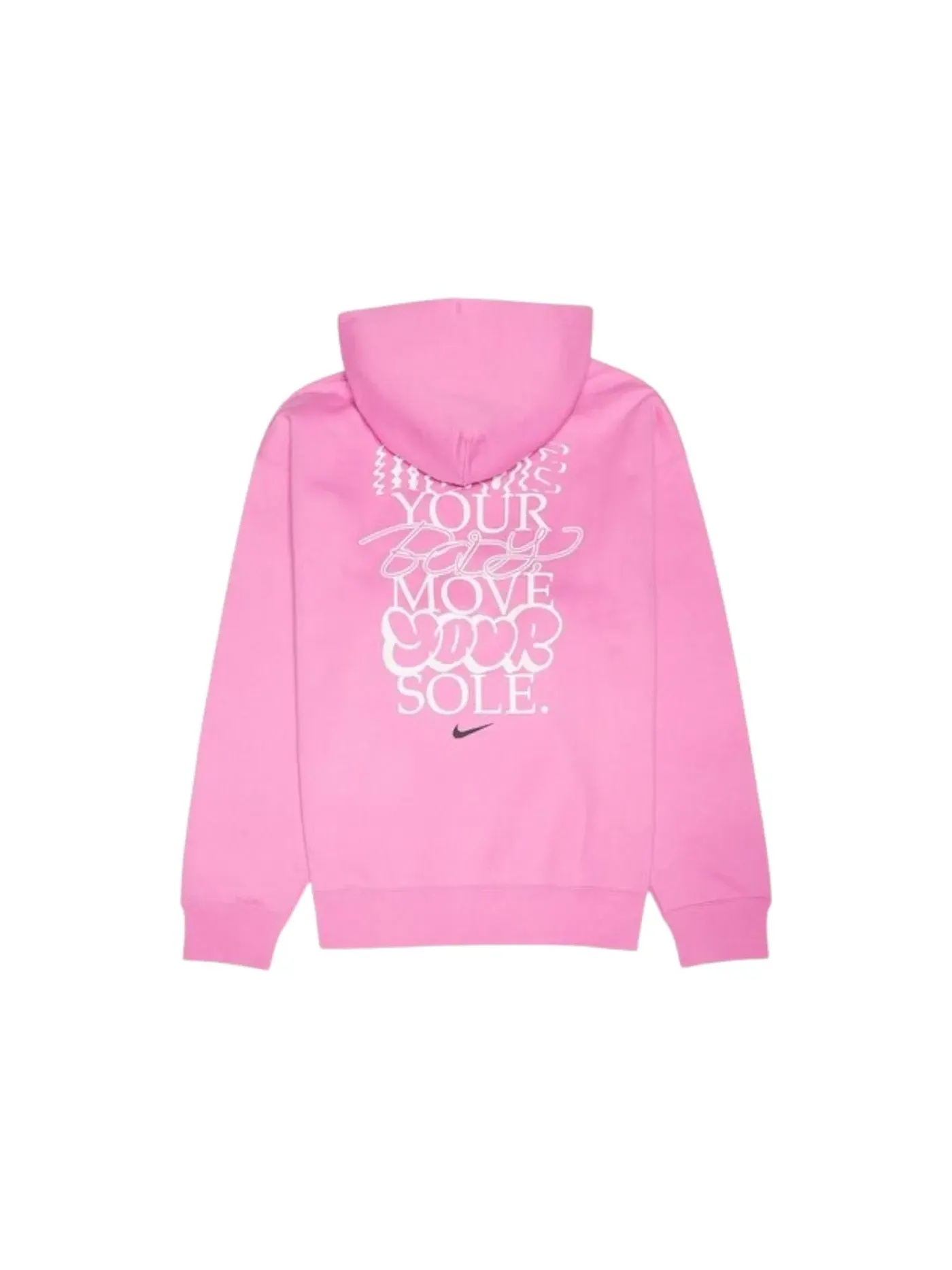 Мужской худи с длинным рукавом Solo Swoosh Fleece Pullover Nike — изображение 2 из 2, розовый
