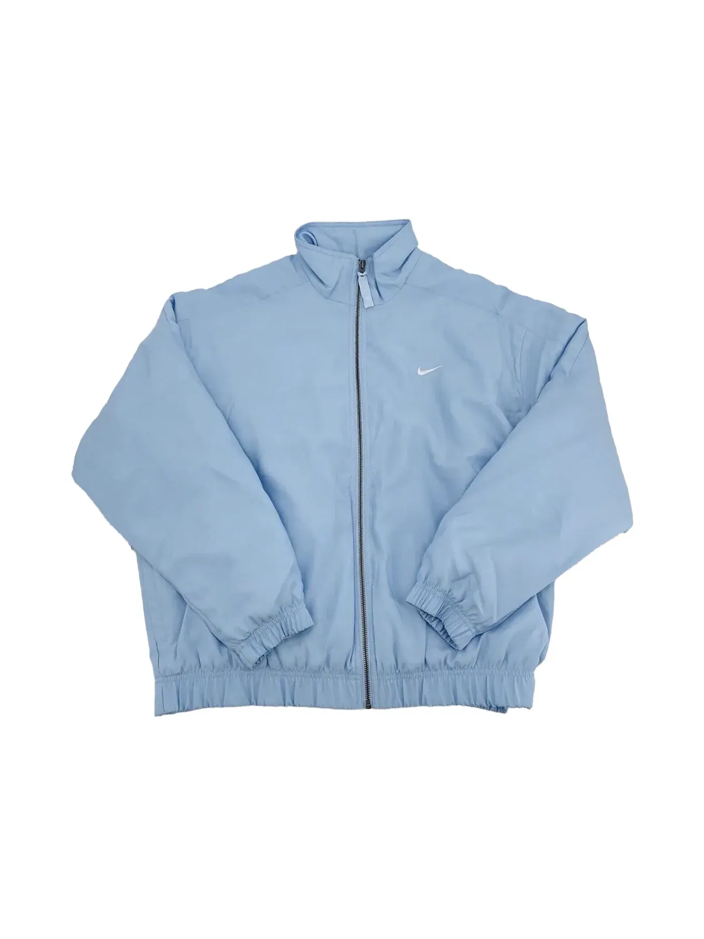 Мужская куртка-бомбер с сатиновой отделкой и принтом Swoosh Nike Nikelab Solo Swoosh Satin Bomber Jacket — изображение 1 из 2