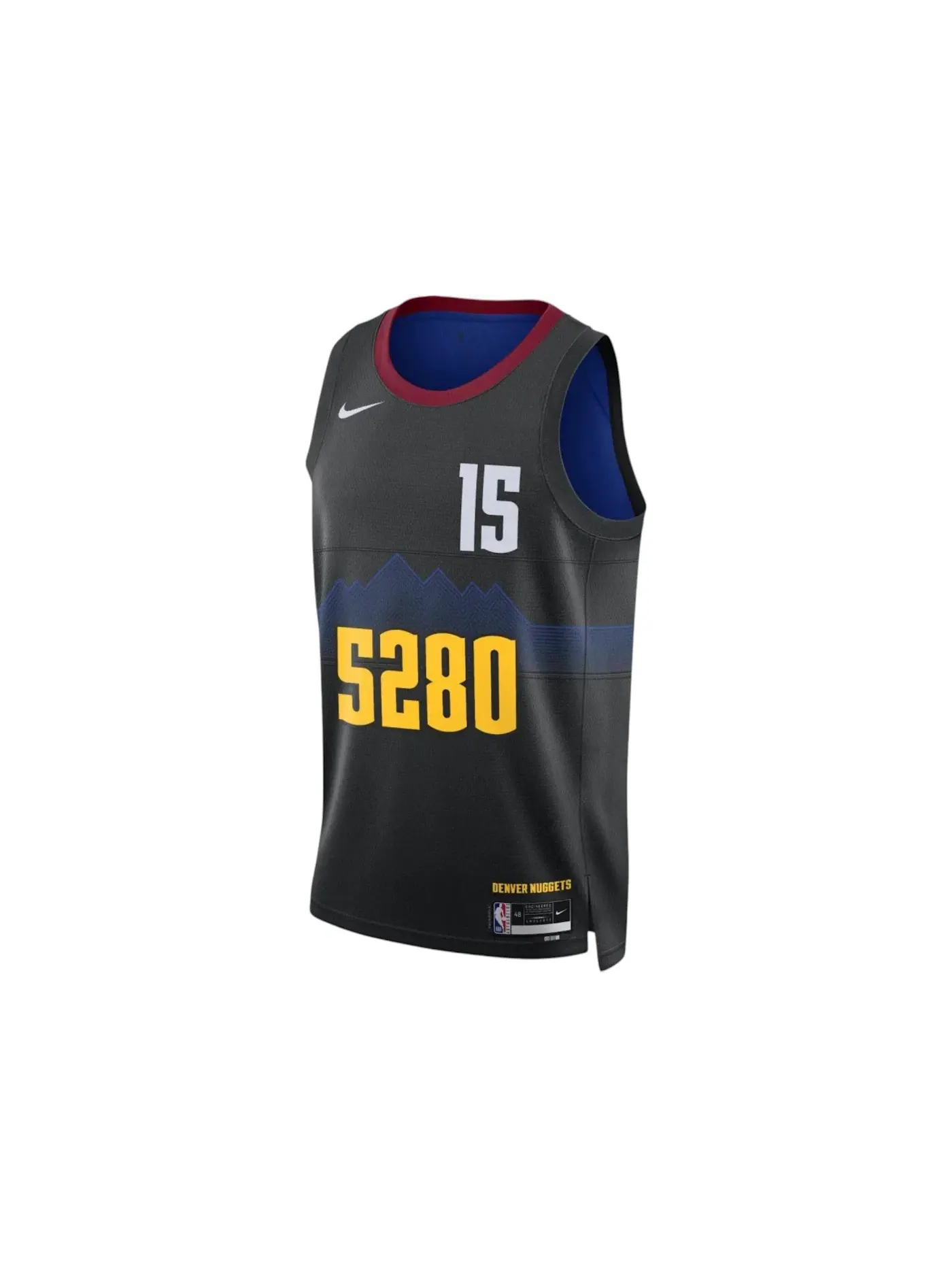Мужская джерси с принтом Nikola Jokic Nike — изображение 1 из 1, черный