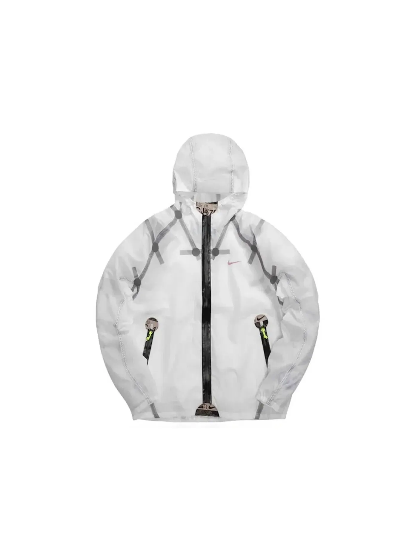 Мужская куртка с принтом Nike NRG ISPA Jacket — изображение 1 из 2, белый