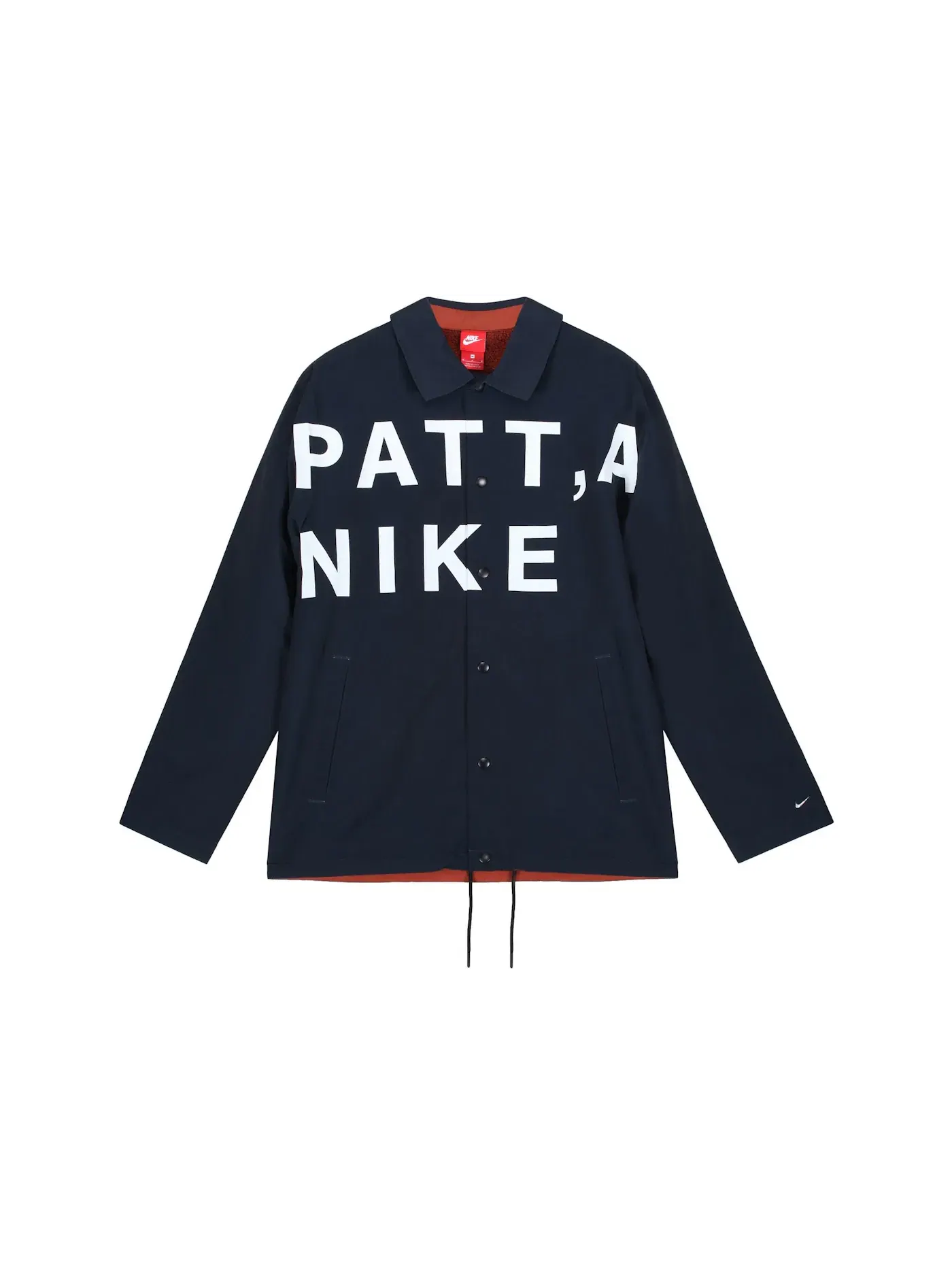 Мужская куртка-тренч с принтом Nike NSW Patta Coaches Jacket — изображение 1 из 2, черный