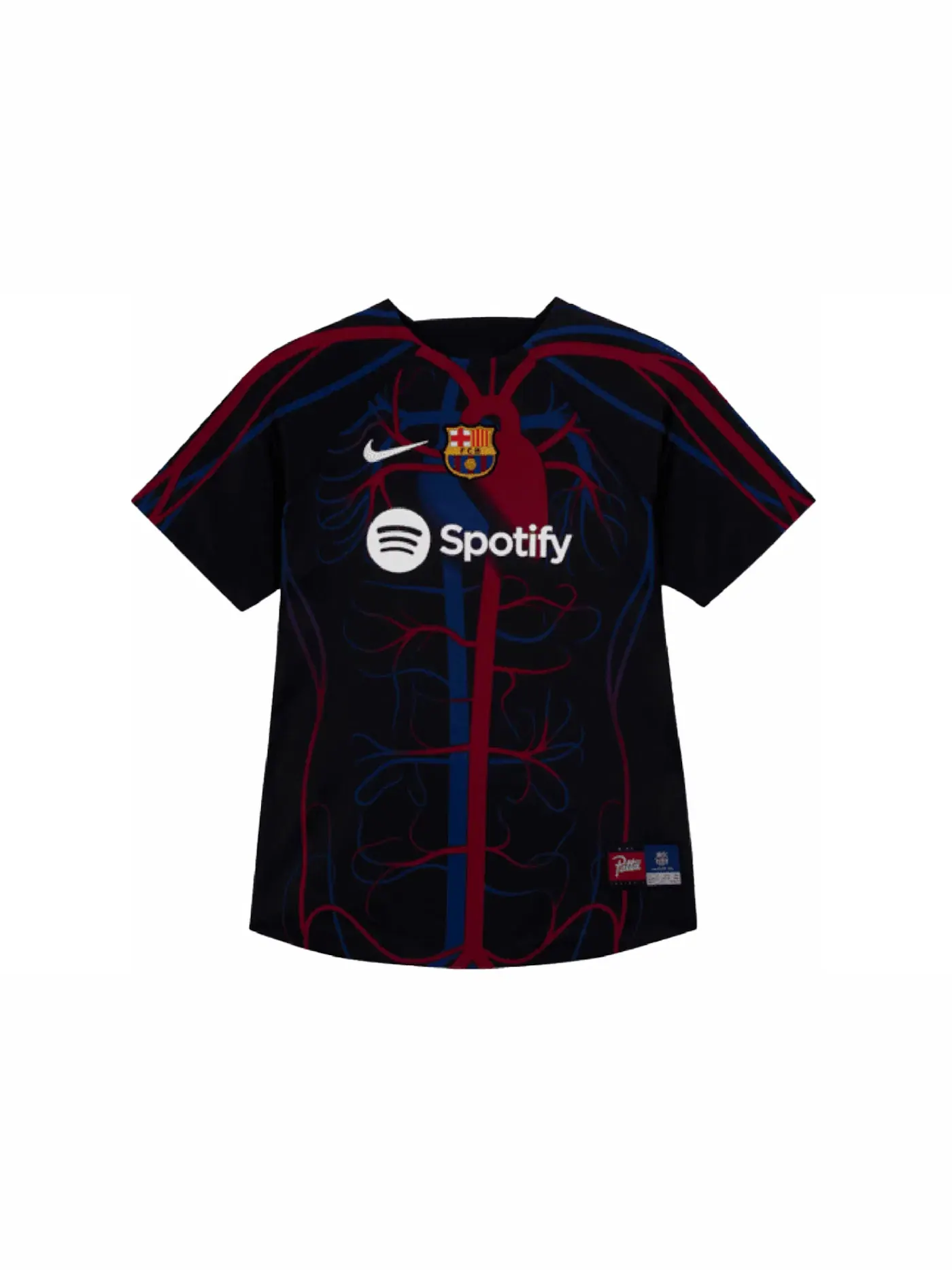 Женская футбольная джерси Dri-Fit Patta x FC Barcelona Academy Black Nike — изображение 1 из 2, черный