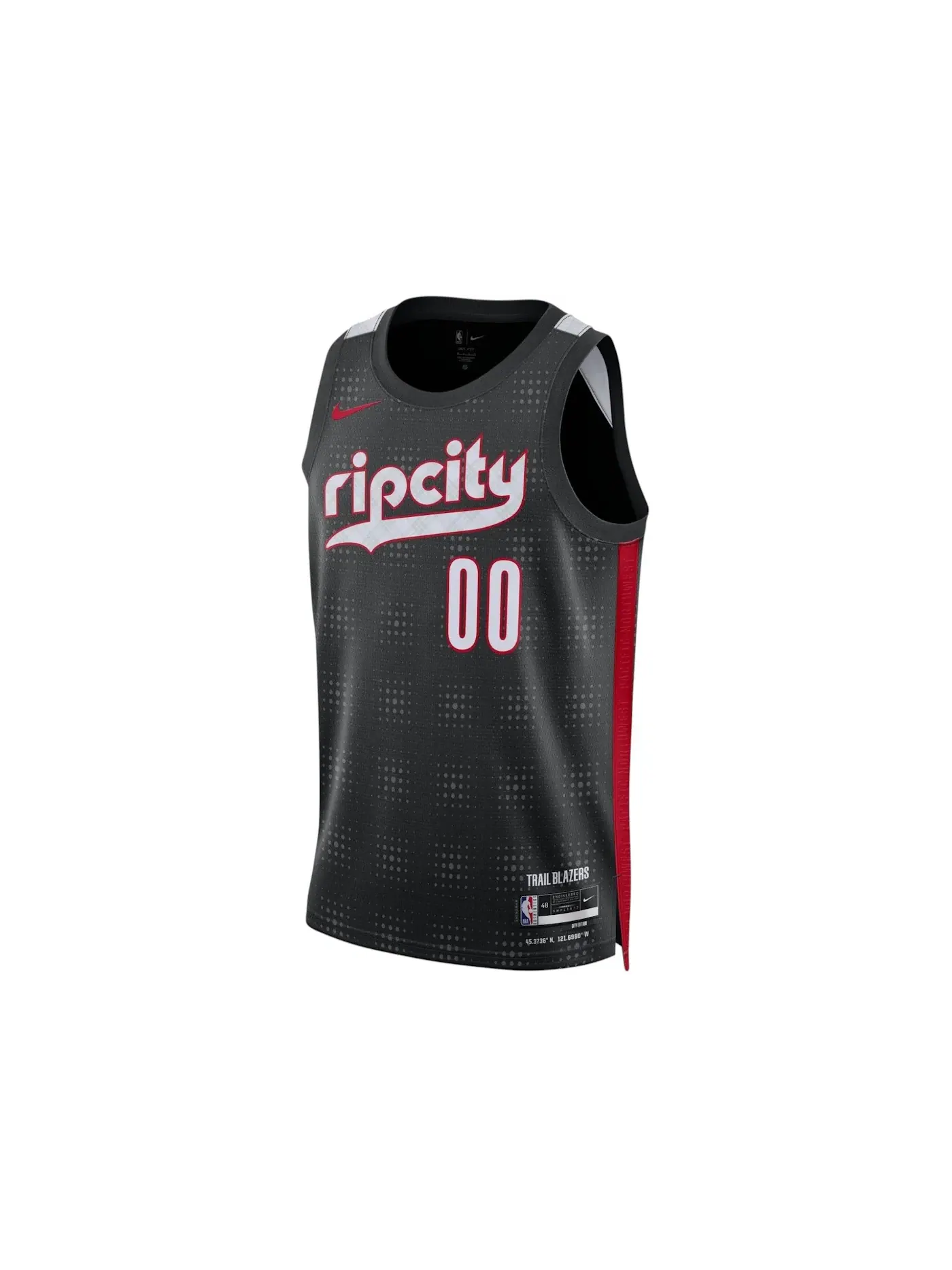 Мужская джерси с длинным рукавом Nike Portland Trail Blazers Scoot Henderson Jersey — изображение 1 из 1, черный