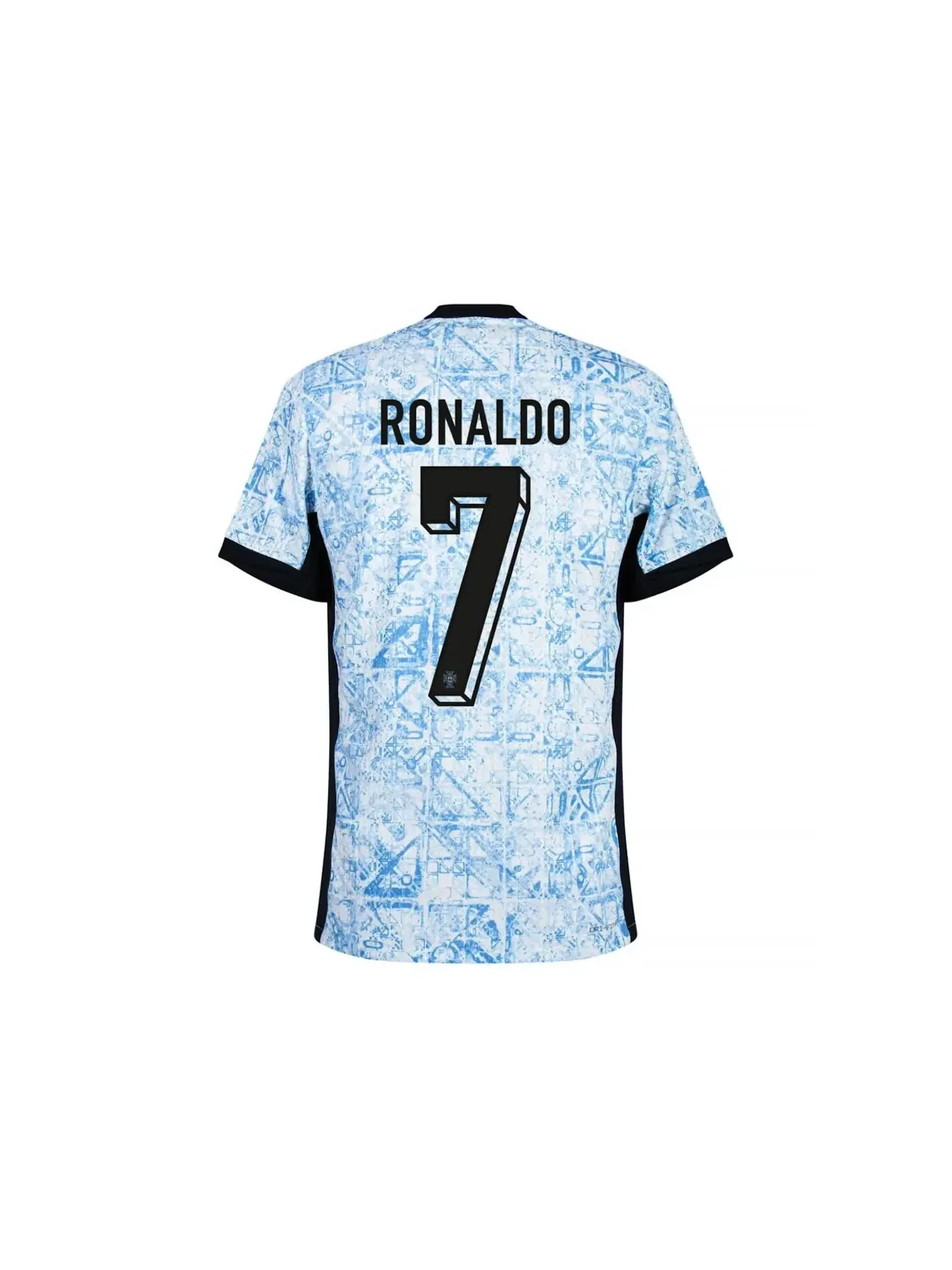 Мужская футболка с принтом ADV Authentic Nike Portugal 2024/25 Ronaldo Match Away — изображение 2 из 2, синий синий