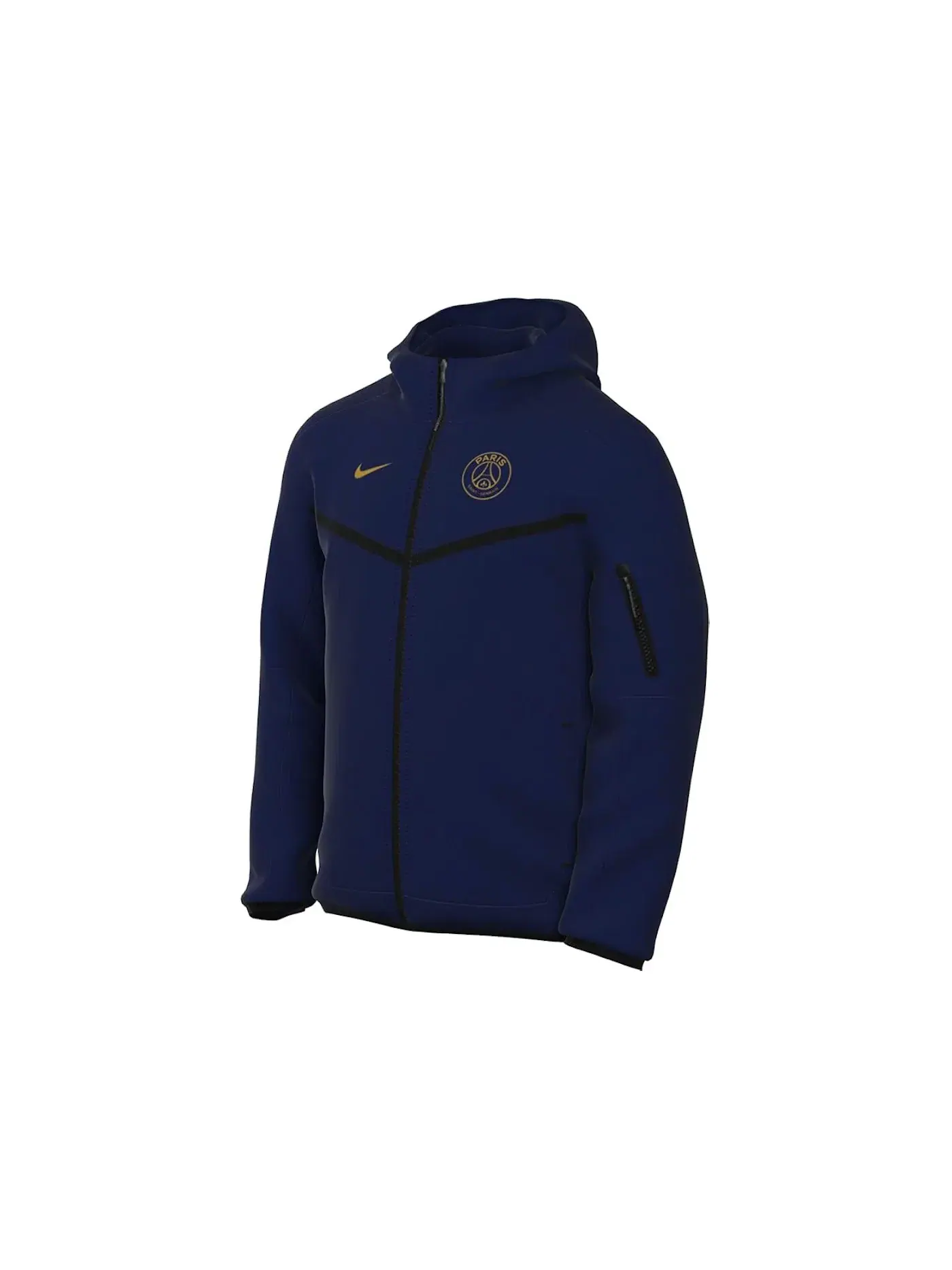 Мужская худи Nike PSG Sportswear Tech Fleece Hoodie — изображение 1 из 1, синий