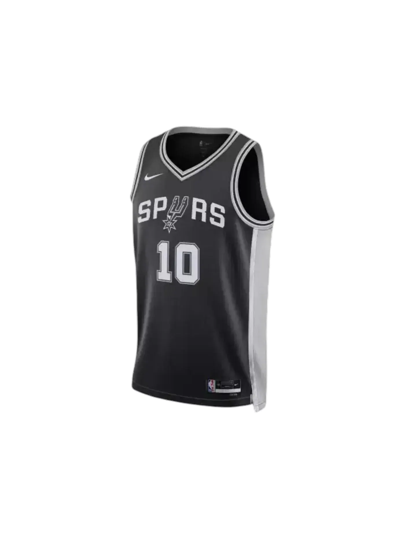 Мужская джерси Nike San Antonio Spurs 2022/23 Dri-Fit Jersey — изображение 1 из 1, черный
