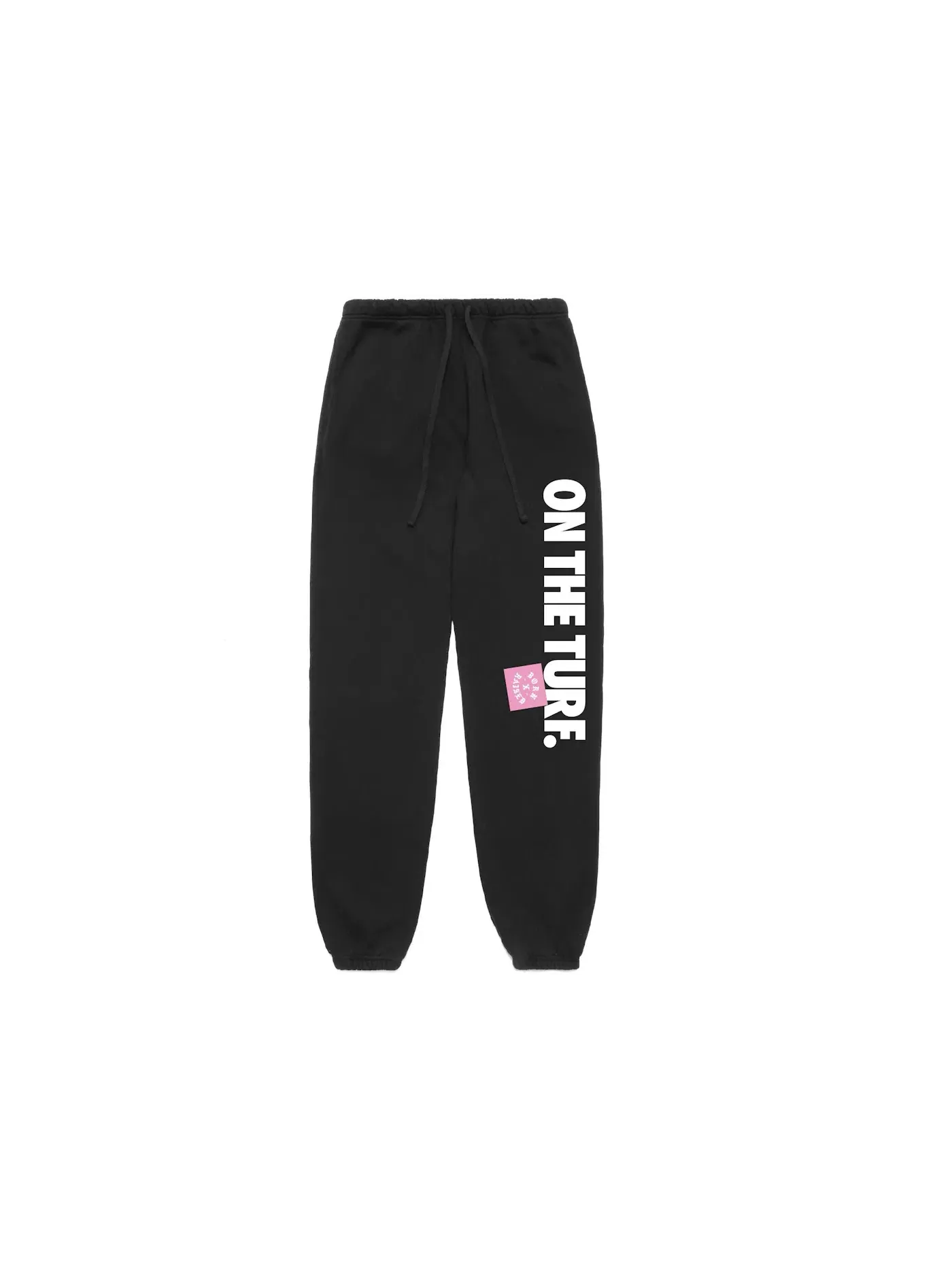 Мужские спортивные штаны с принтом Sweatpants Nike — изображение 1 из 2, черный