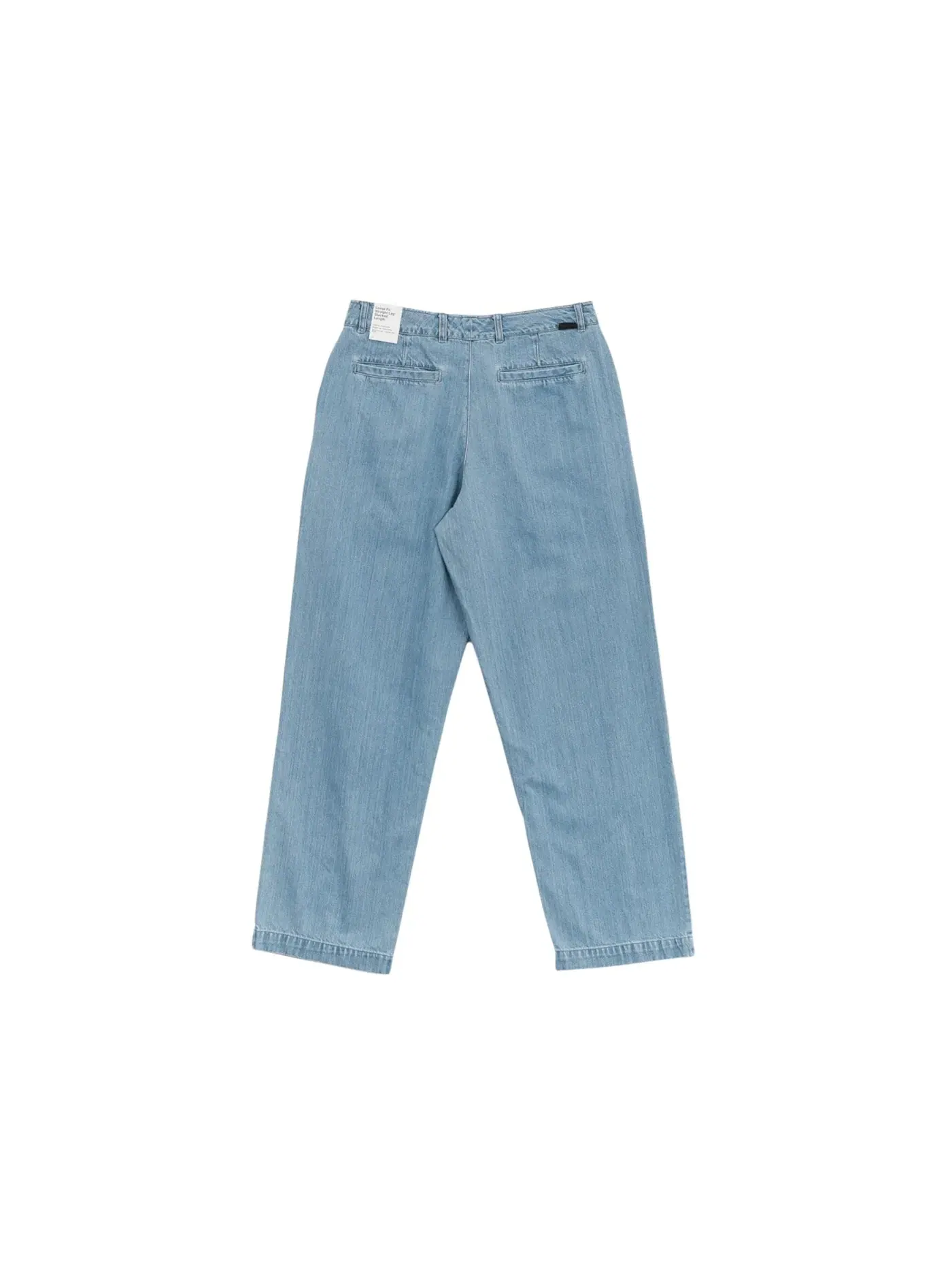 Мужские джинсы с эластичным поясом Nike Jean — изображение 2 из 2, светлый синий/белый