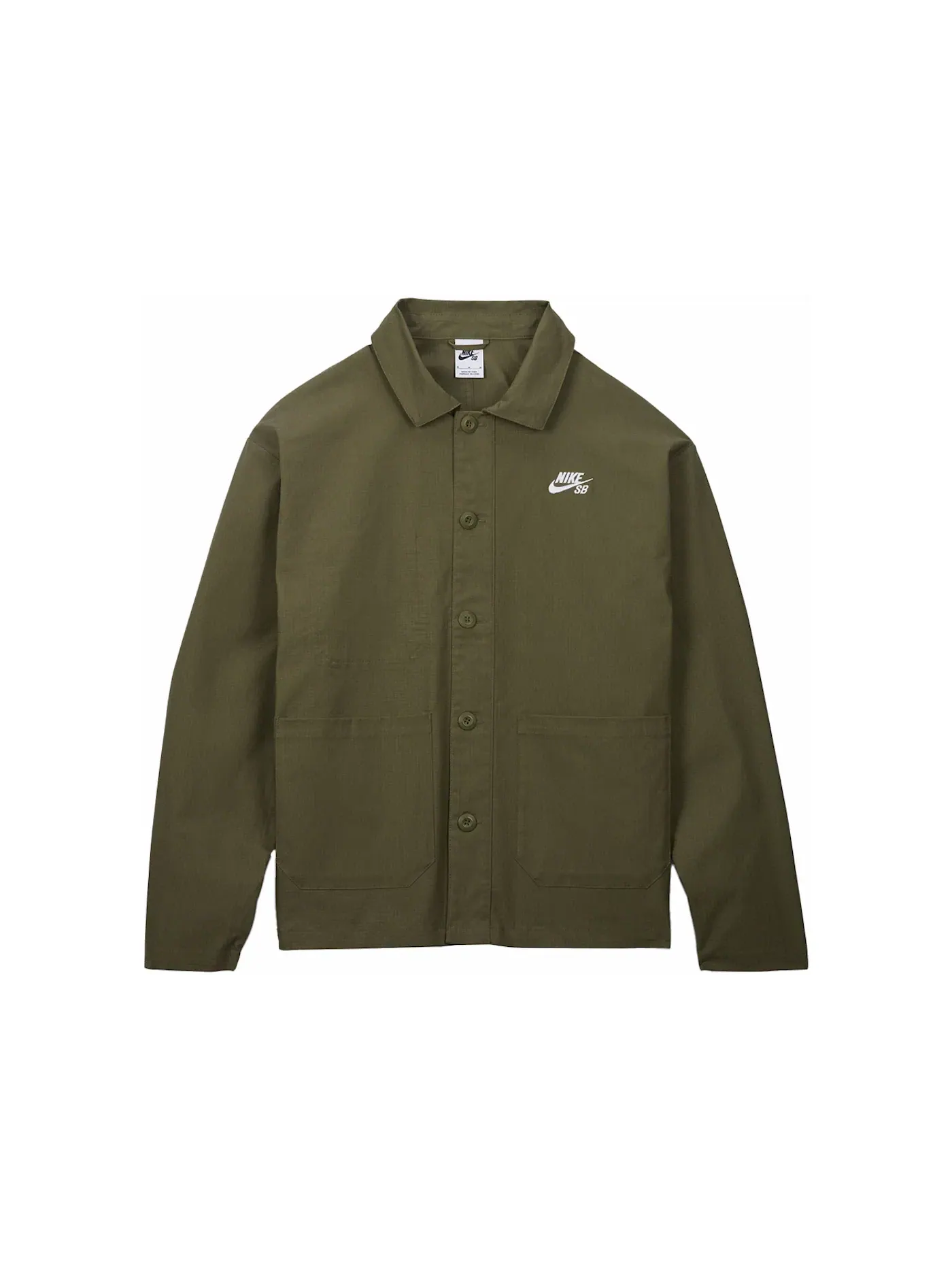Мужская куртка-рабочая с принтом Nike SB Olympics 2024 Agnostic Chore Jacket — изображение 1 из 2, оливковый/белый