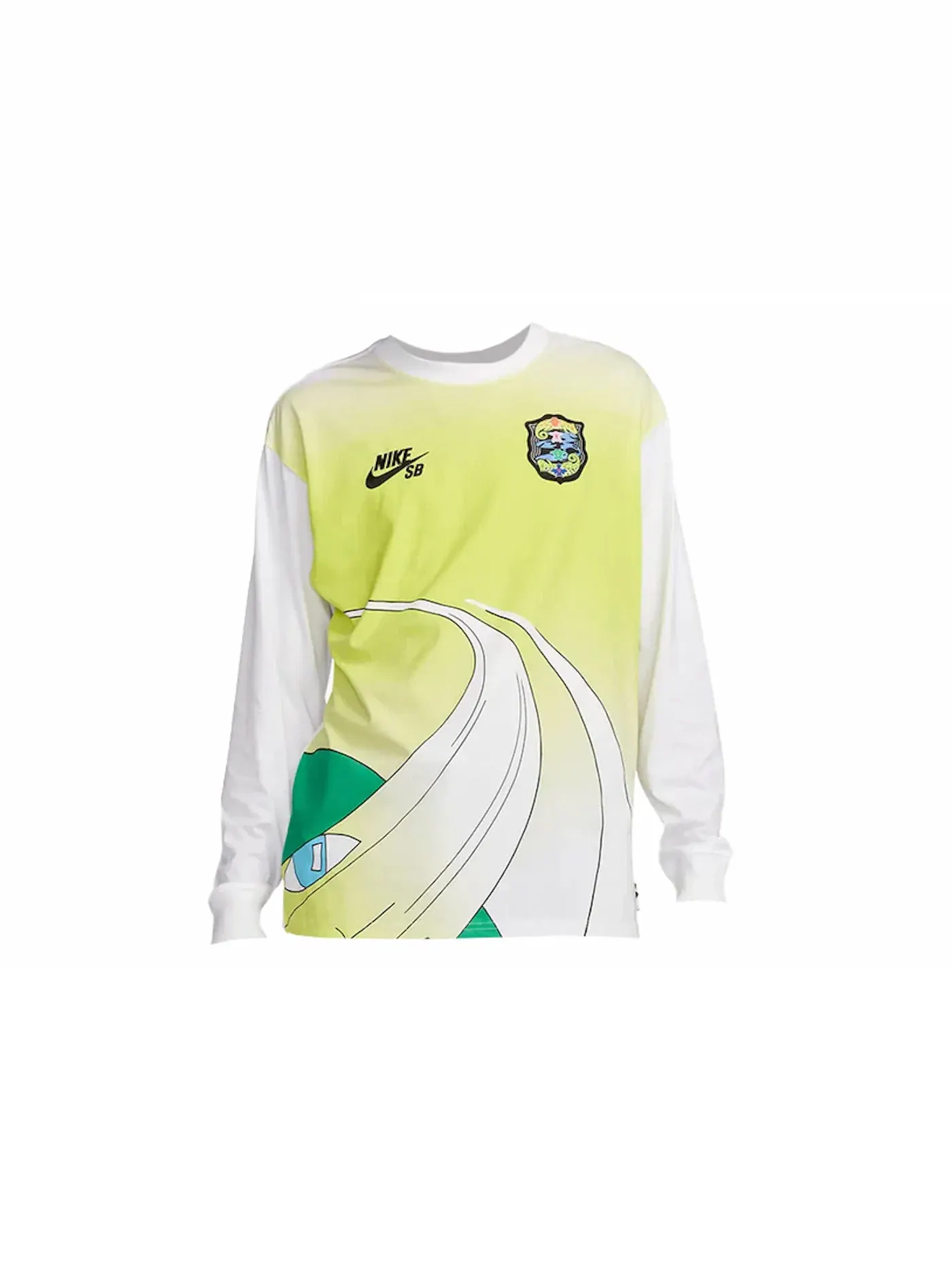 Мужская футболка с принтом Nike SB Olympics L/S Federation Tee Nike — изображение 1 из 2, белый/мульти