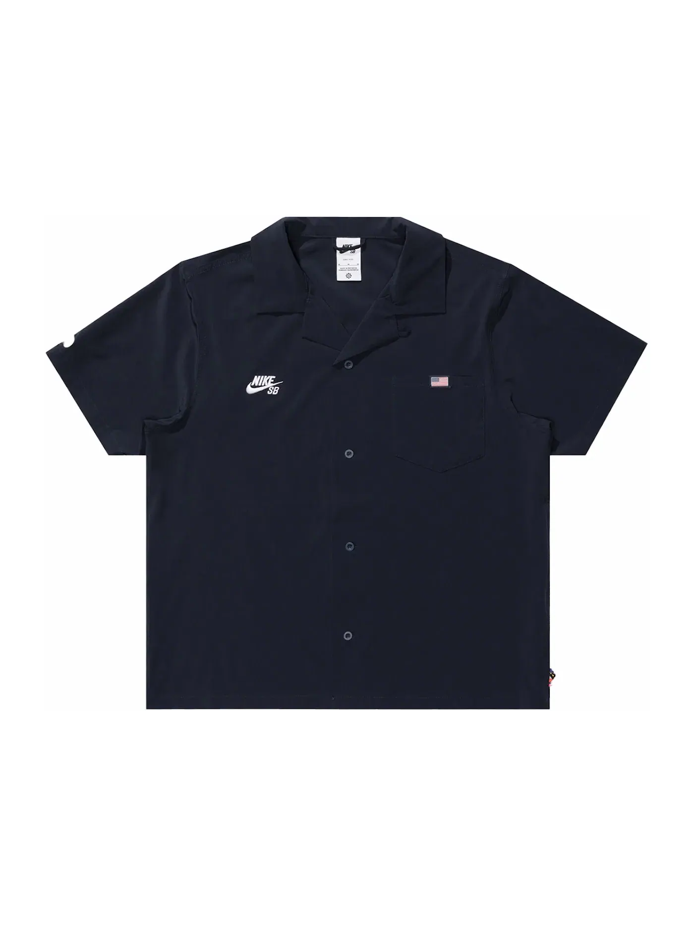 Мужская рубашка с коротким рукавом Nike Team USA Bowler Shirt — изображение 2 из 2, белый