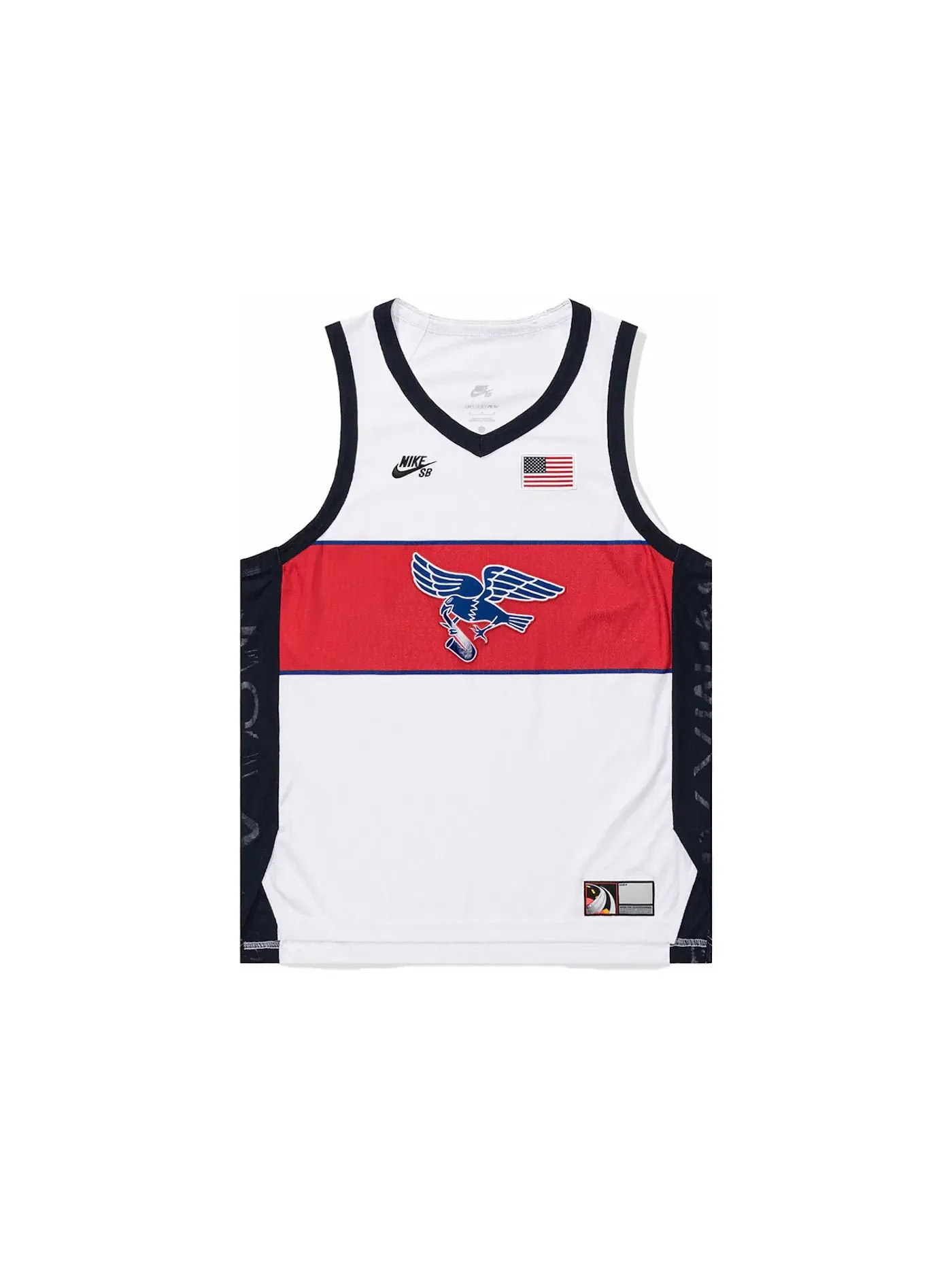 Мужская джерси с коротким рукавом Jersey Nike — изображение 1 из 2, белый/красный