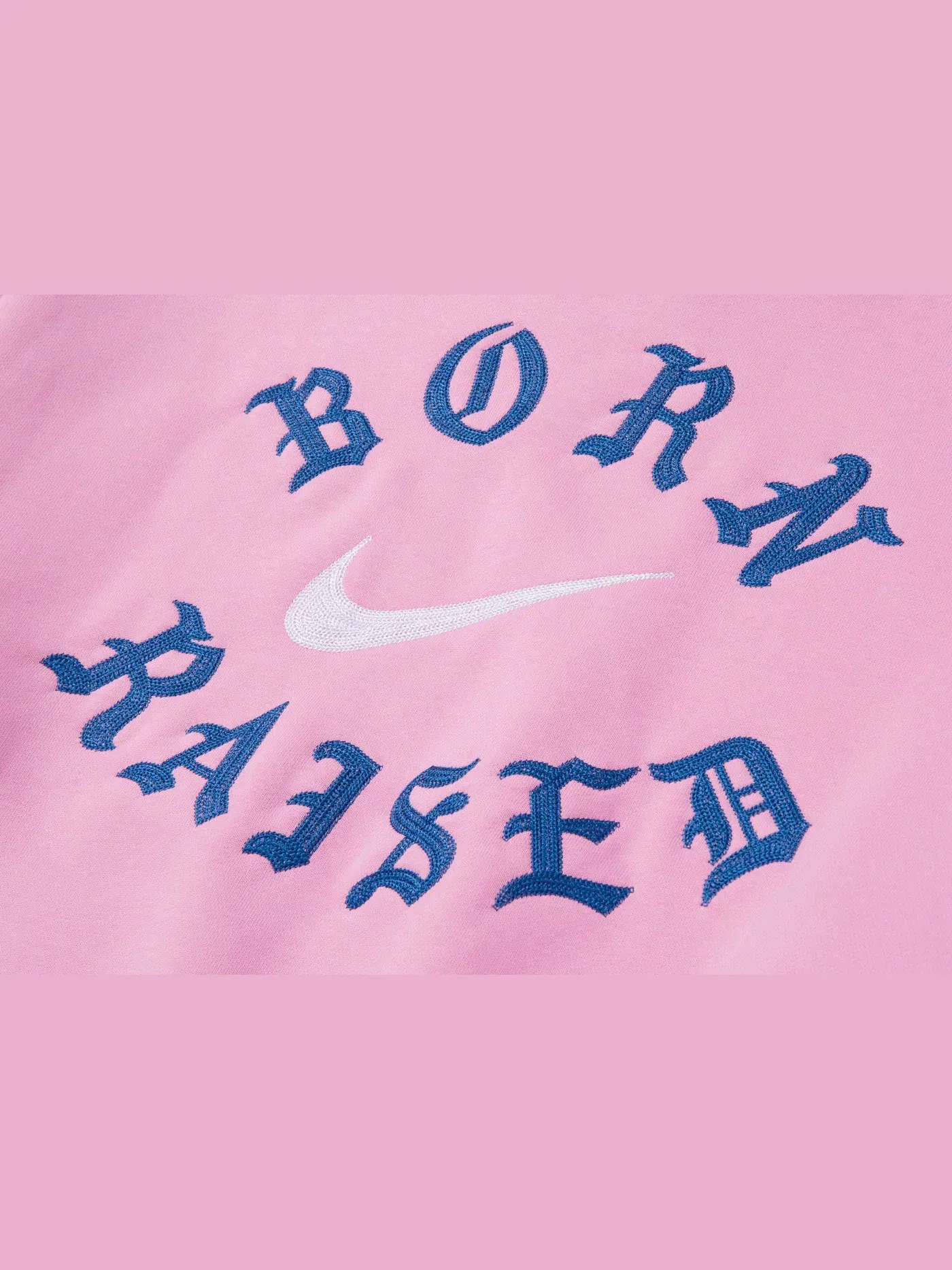 Мужской свитшот с принтом Born X Raised Nike — изображение 3 из 3, розовый