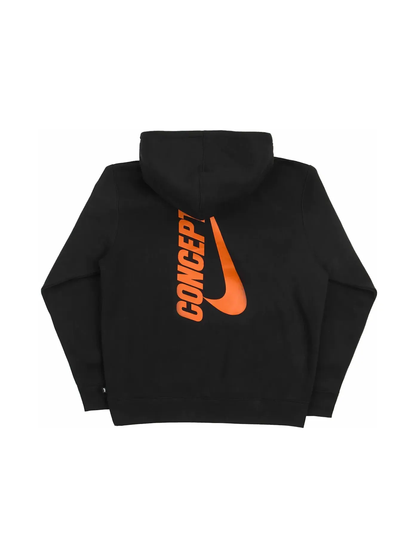 Мужской худи с принтом Concepts Nike — изображение 2 из 2, черный оранжевый
