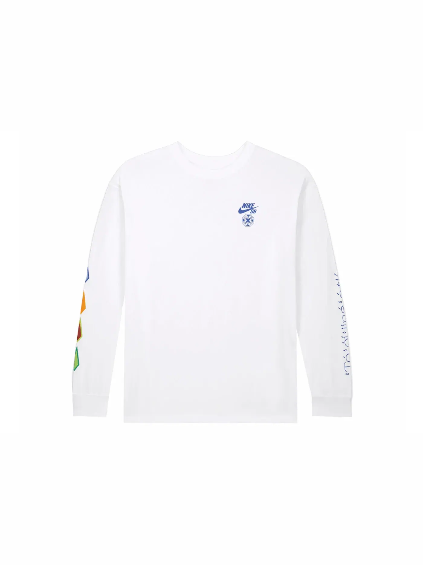 Мужская футболка с длинным рукавом Nike SB x Di'Orr Greenwood L/S Max90 T-shirt Nike — изображение 2 из 2, белый