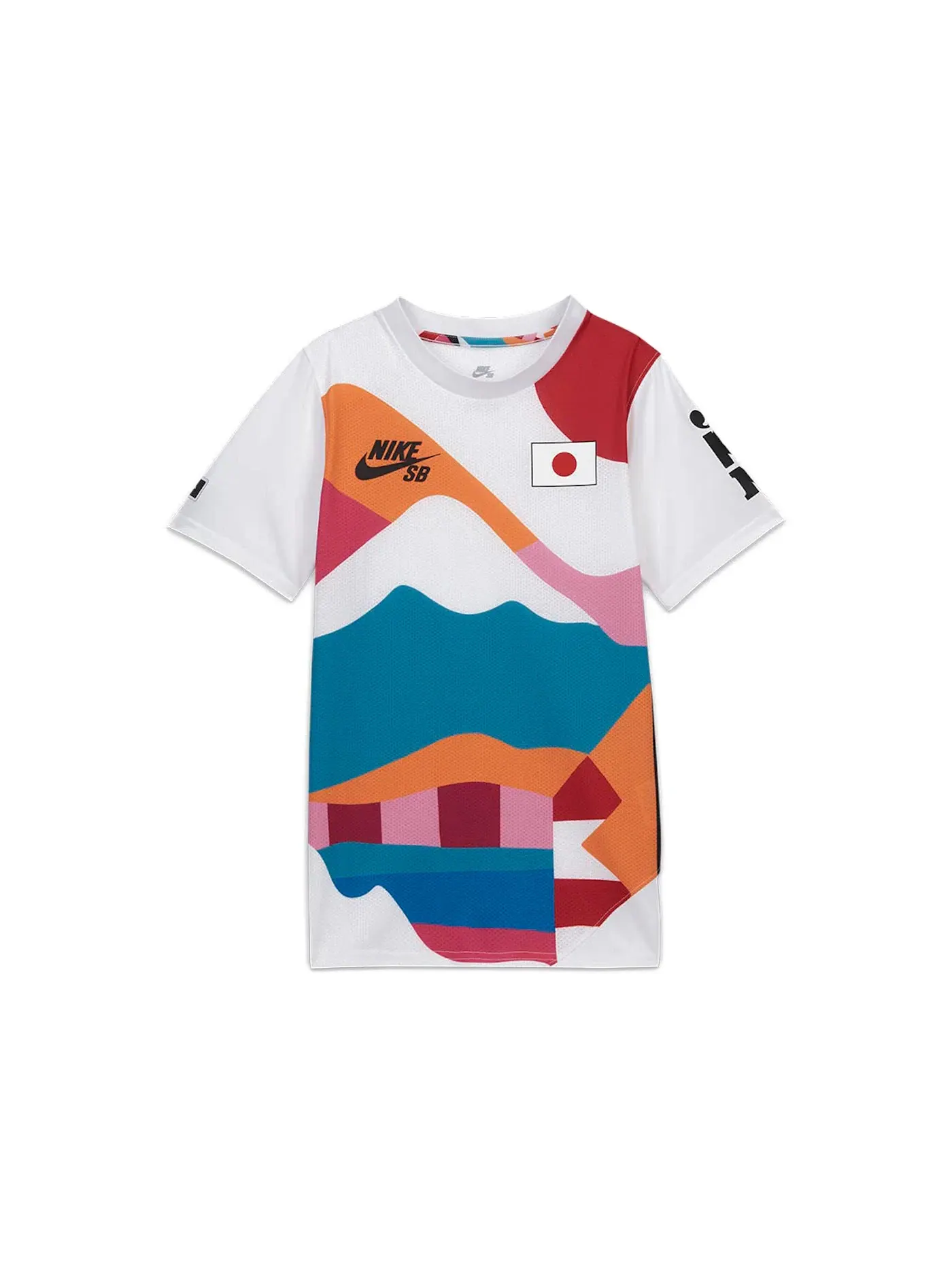 Детская футбольная джерси Nike SB x Parra Japan Federation Kit Crew Jersey — изображение 1 из 2, белый/черный