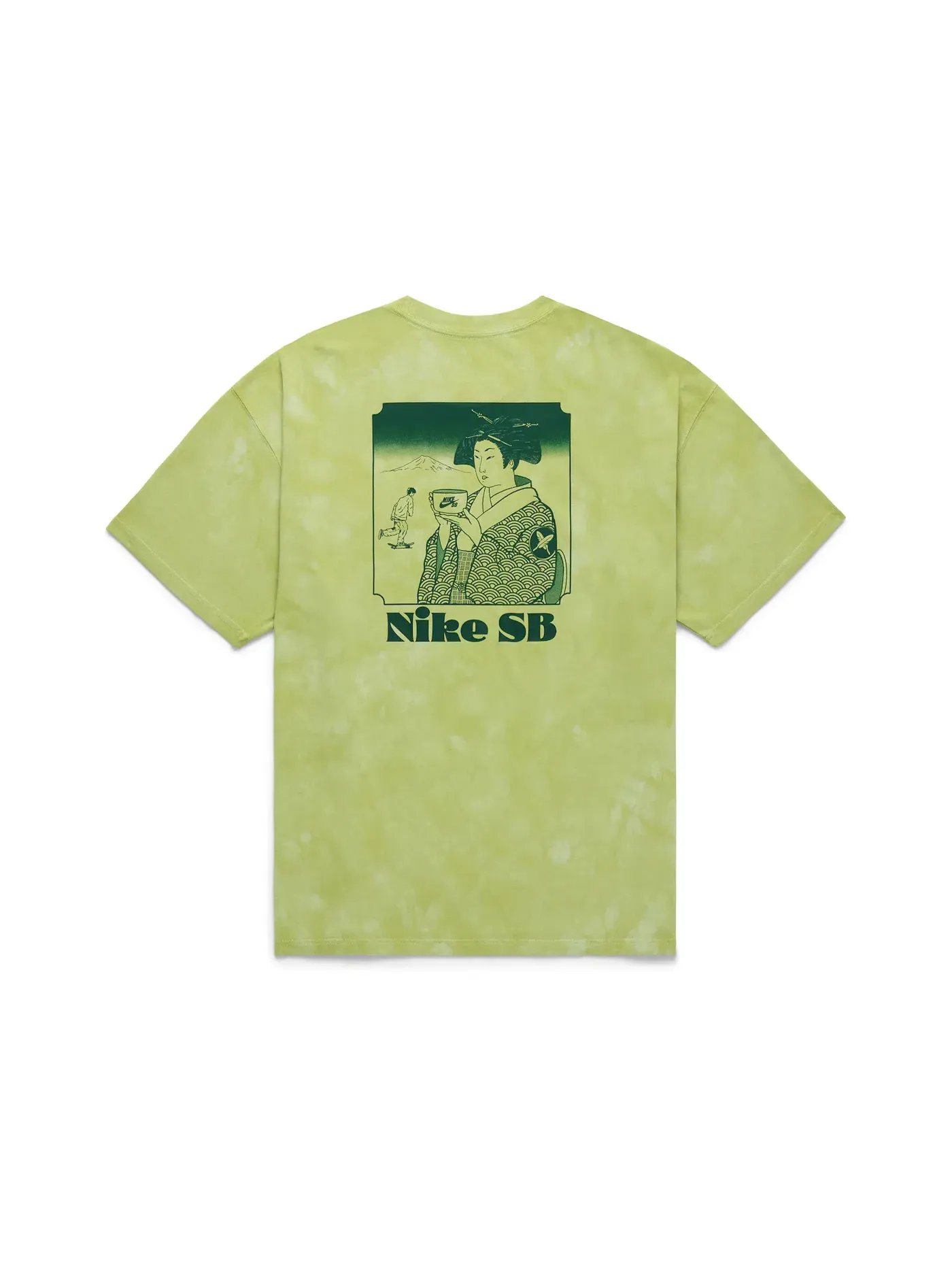 Мужская футболка с принтом Nike SB Yuto Nike — изображение 2 из 6, оливковый