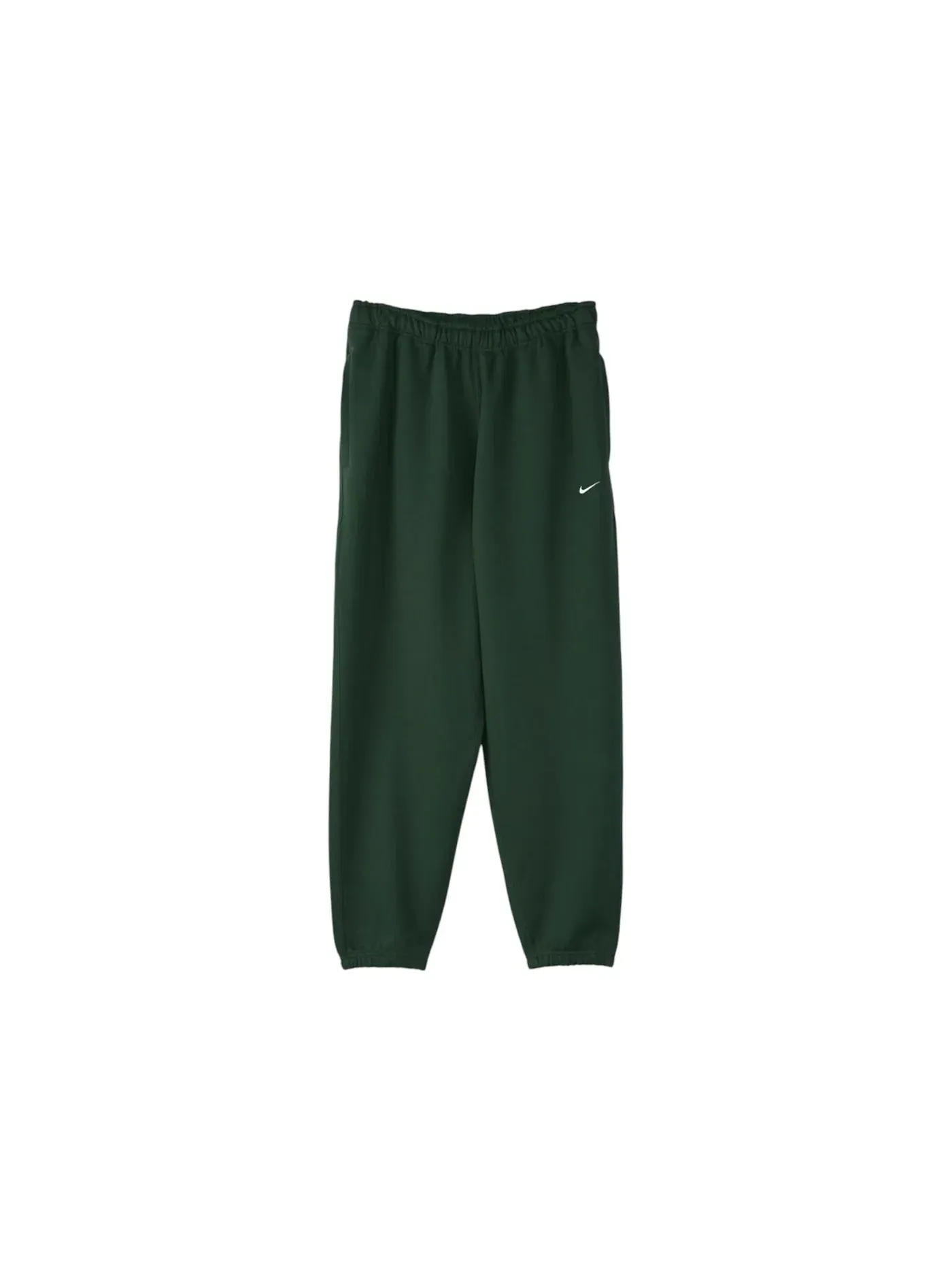 Мужские спортивные штаны из футера Nike Solo Swoosh Fleece Pant — изображение 1 из 1, белый