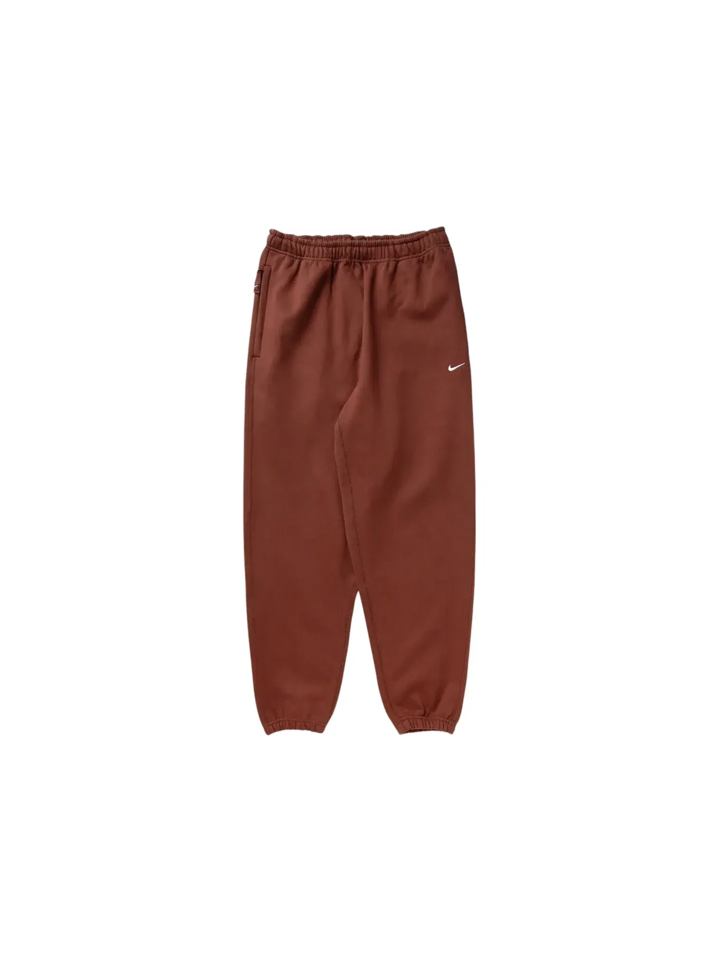 Мужские спортивные брюки из флиса Nike Solo Swoosh Fleece Pants — изображение 1 из 1, темный/белый