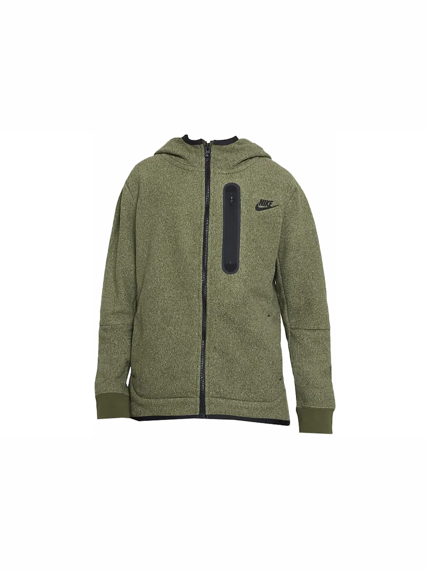 Детская худи из футера с полной застежкой-молнией Nike Sportswear Kids Tech Fleece Winterized — изображение 1 из 2