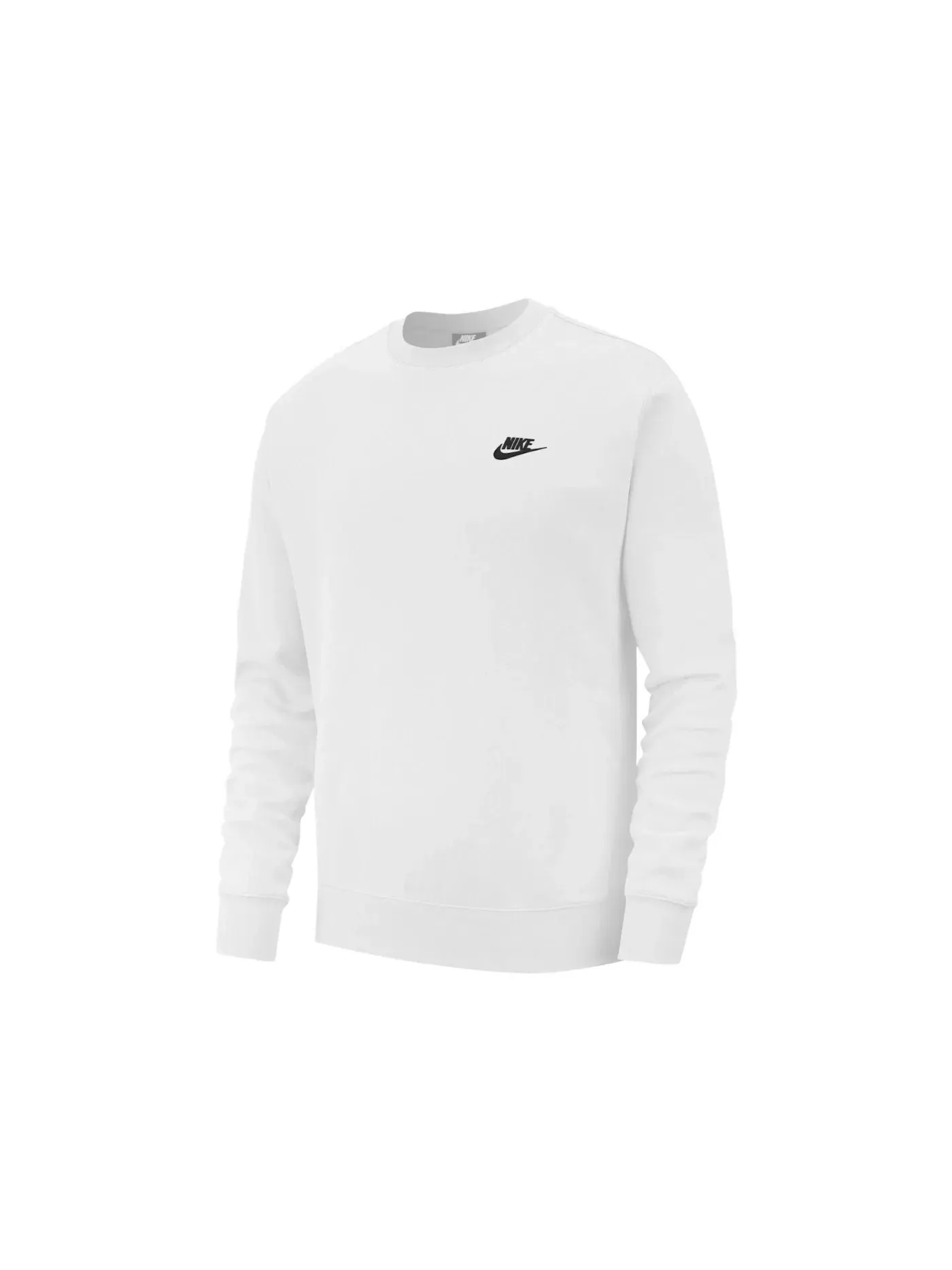 Мужской свитшот с длинным рукавом Crewneck Nike — изображение 1 из 1, белый/черный
