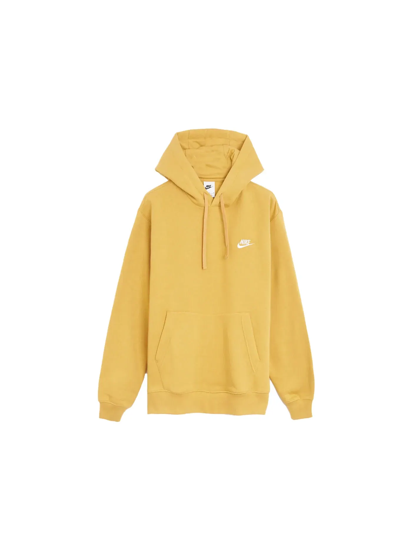 Детская худи с принтом Nike Sportswear Club Fleece Hoodie — изображение 1 из 1, желтый