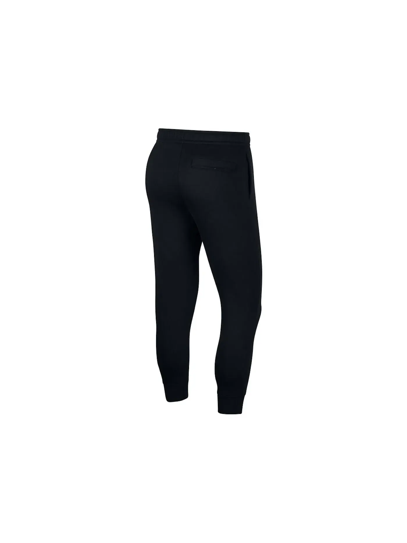 Мужские спортивные штаны из флиса Nike Joggers — изображение 2 из 2, черный/черный/белый