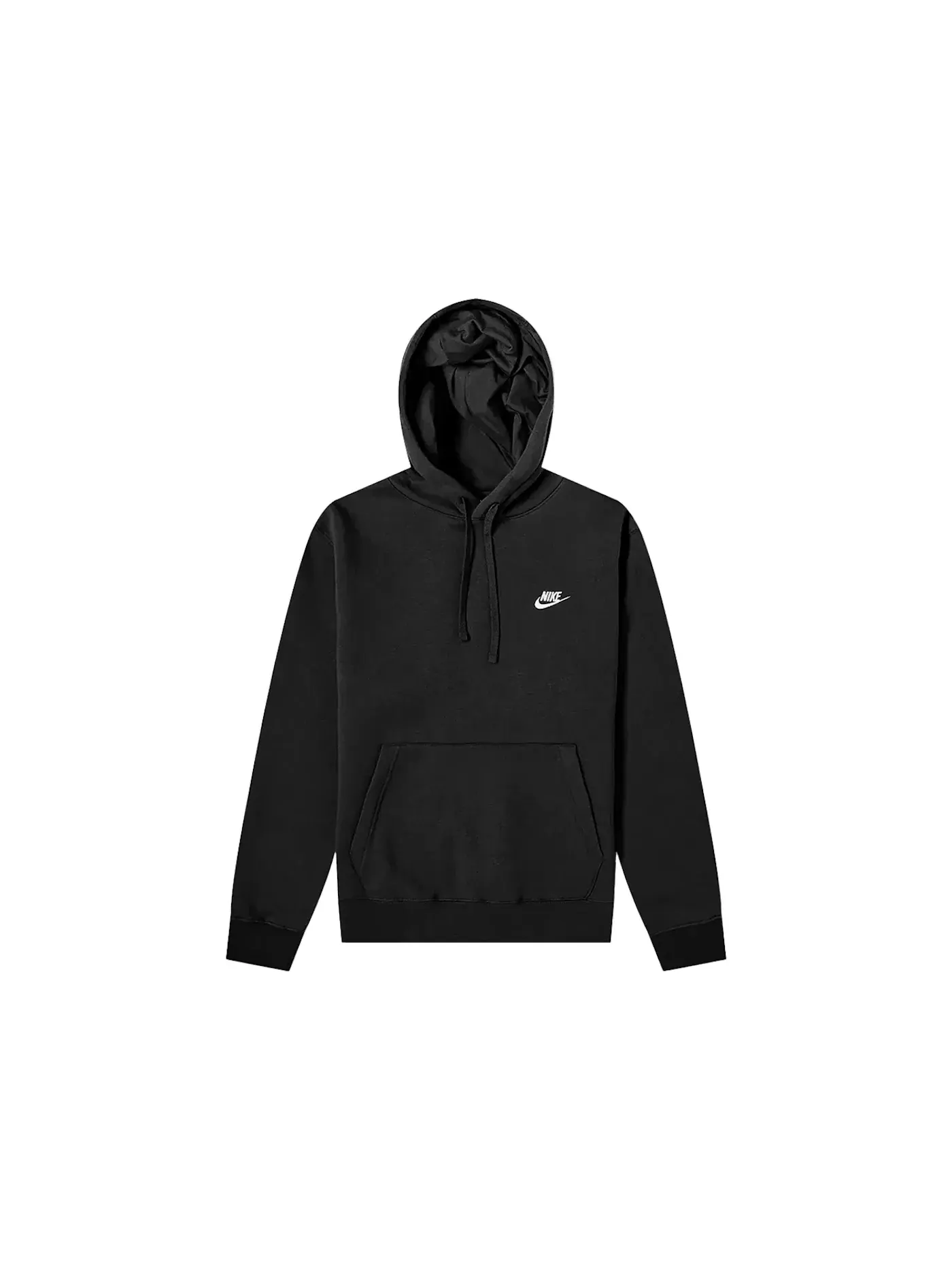 Мужская худи с длинным рукавом Nike Hoodie — изображение 1 из 1, черный/белый