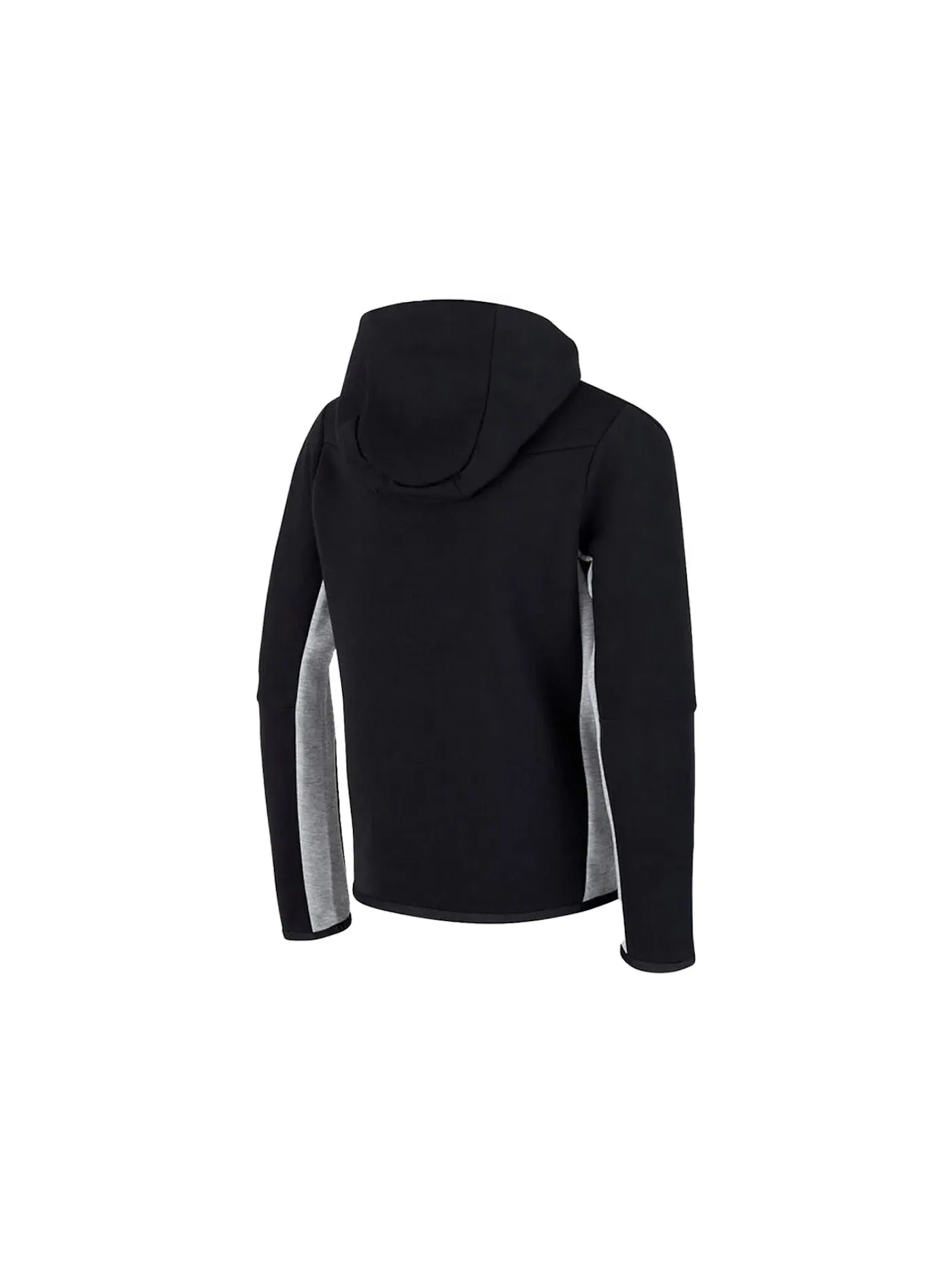 Детская худи с капюшоном Nike Sportswear Kids Tech Fleece — изображение 2 из 2, серый/черный