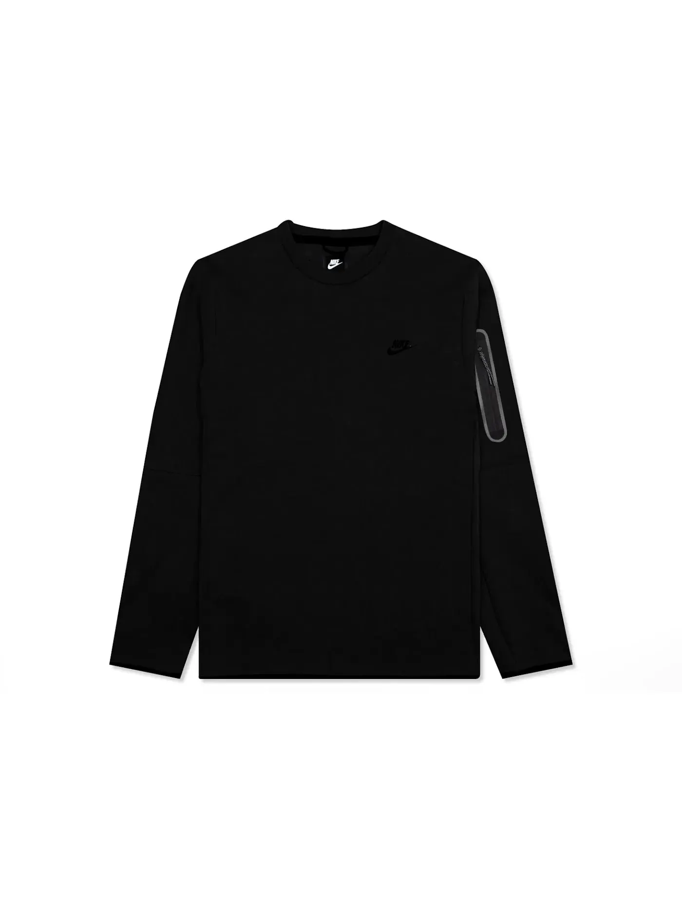 Мужской свитшот с длинным рукавом Nike Crew — изображение 1 из 2, черный/черный
