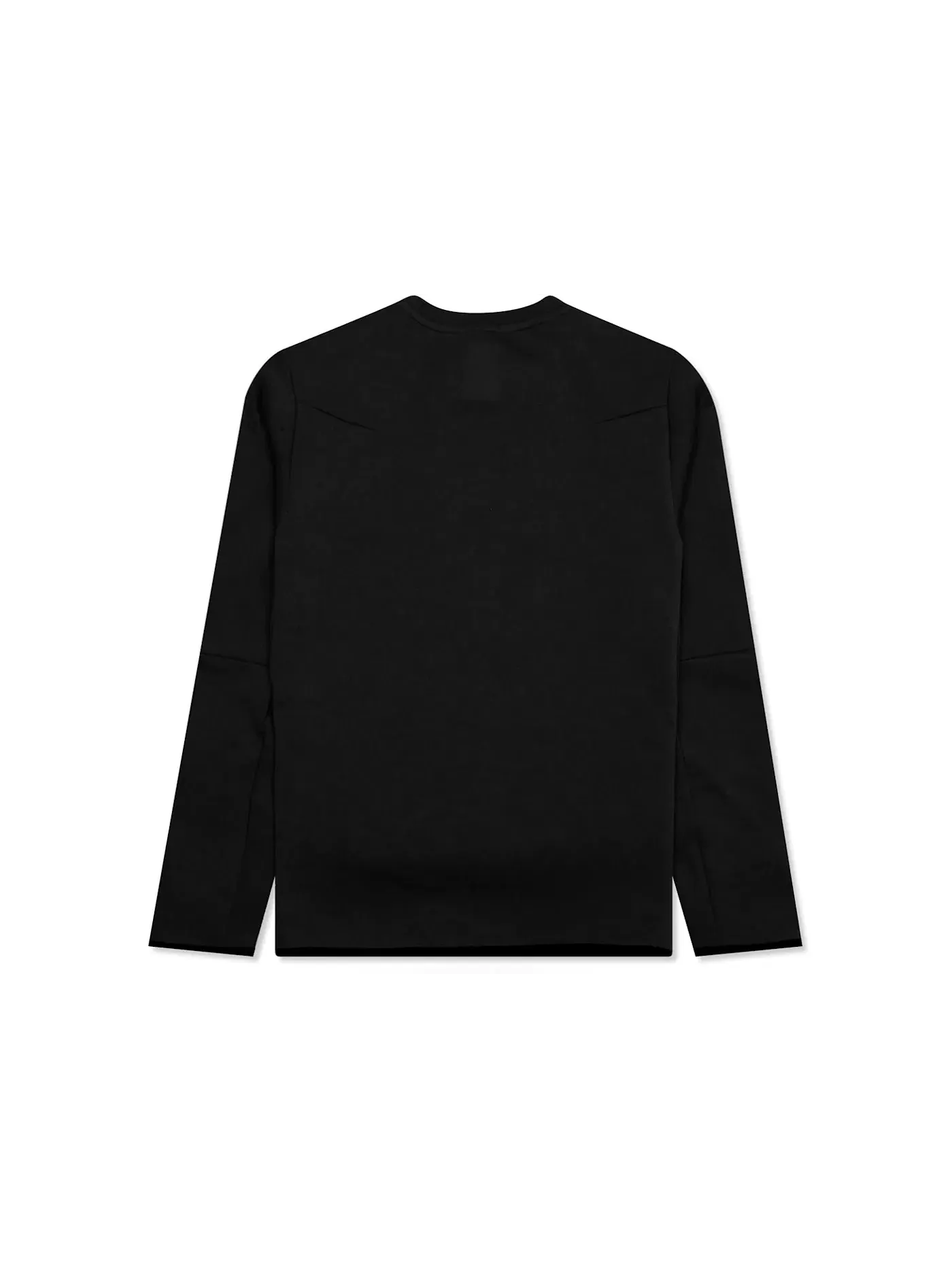 Мужской свитшот с длинным рукавом Nike Crew — изображение 2 из 2, черный/черный