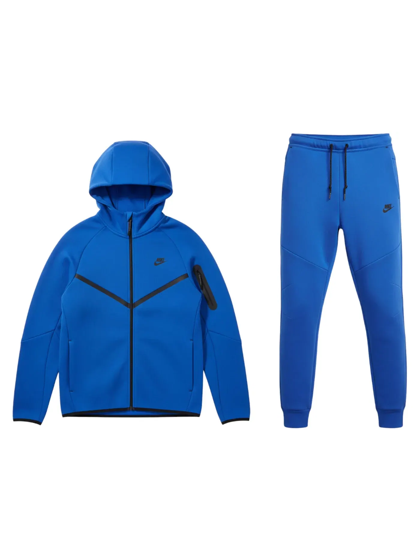 Мужской комплект из футера Tech Fleece Nike Set — изображение 1 из 1, синий/черный