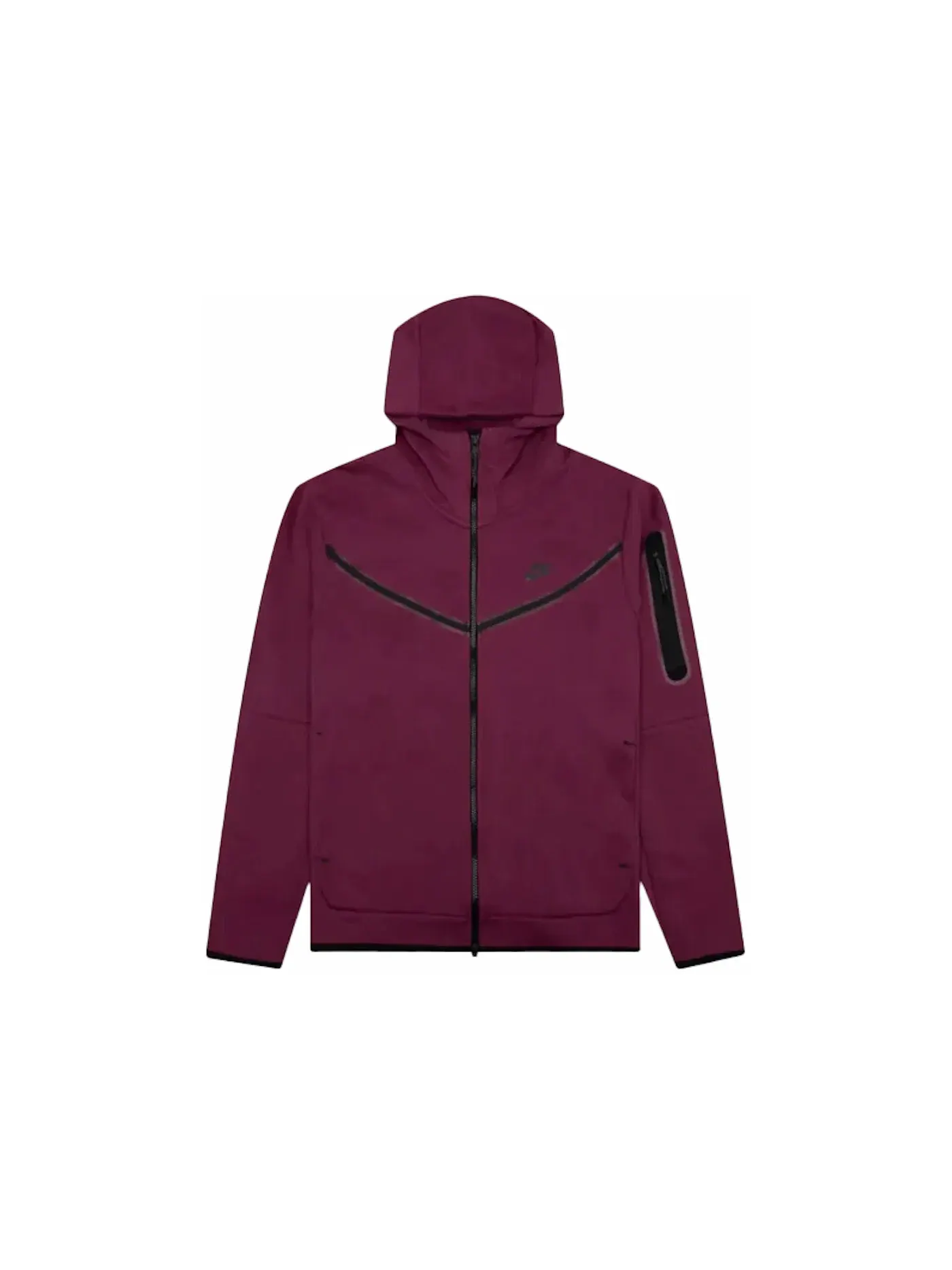 Мужская худи на молнии Nike Sportswear Tech Fleece — изображение 1 из 1, черный