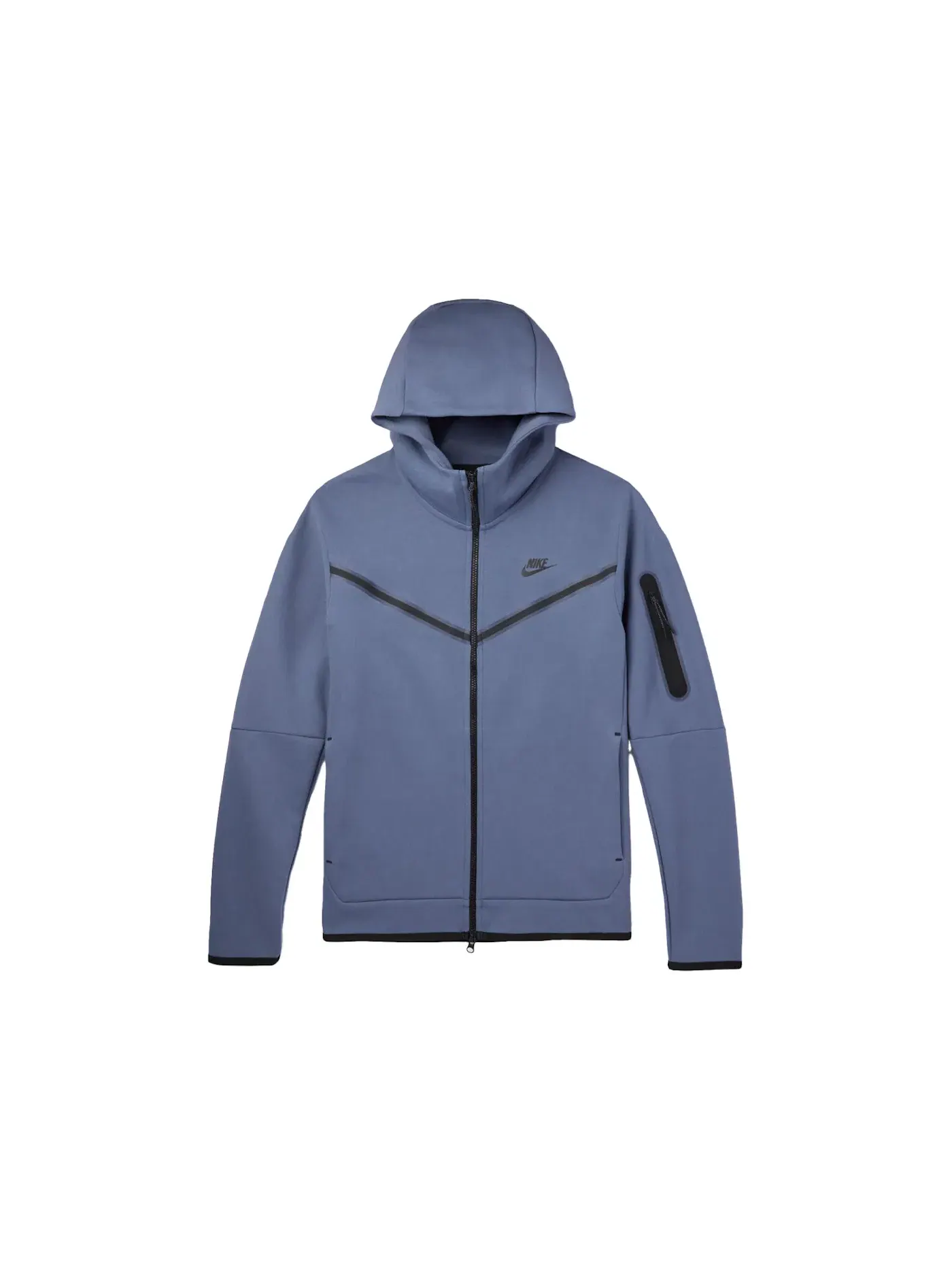 Мужская худи на молнии Tech Fleece Nike — изображение 1 из 1, синий