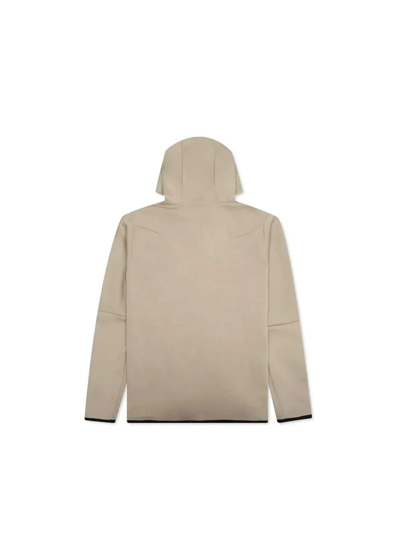 Мужская худи Tech Fleece с полной застежкой-молнией Nike — изображение 2 из 2, хаки/черный