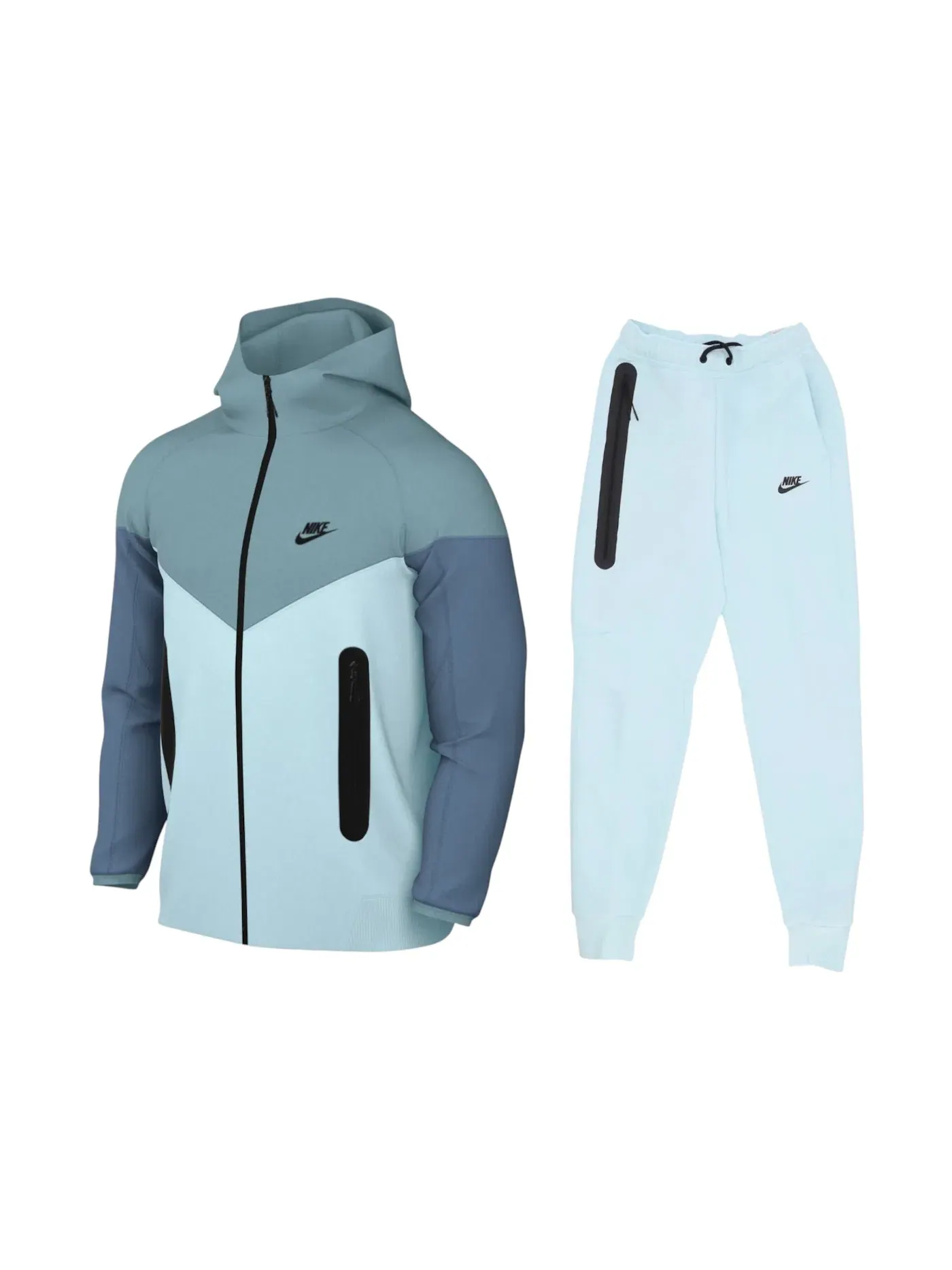 Мужской комплект из худи и джоггеров Nike Sportswear Tech Fleece Full Zip Hoodie & Joggers Set — изображение 1 из 1
