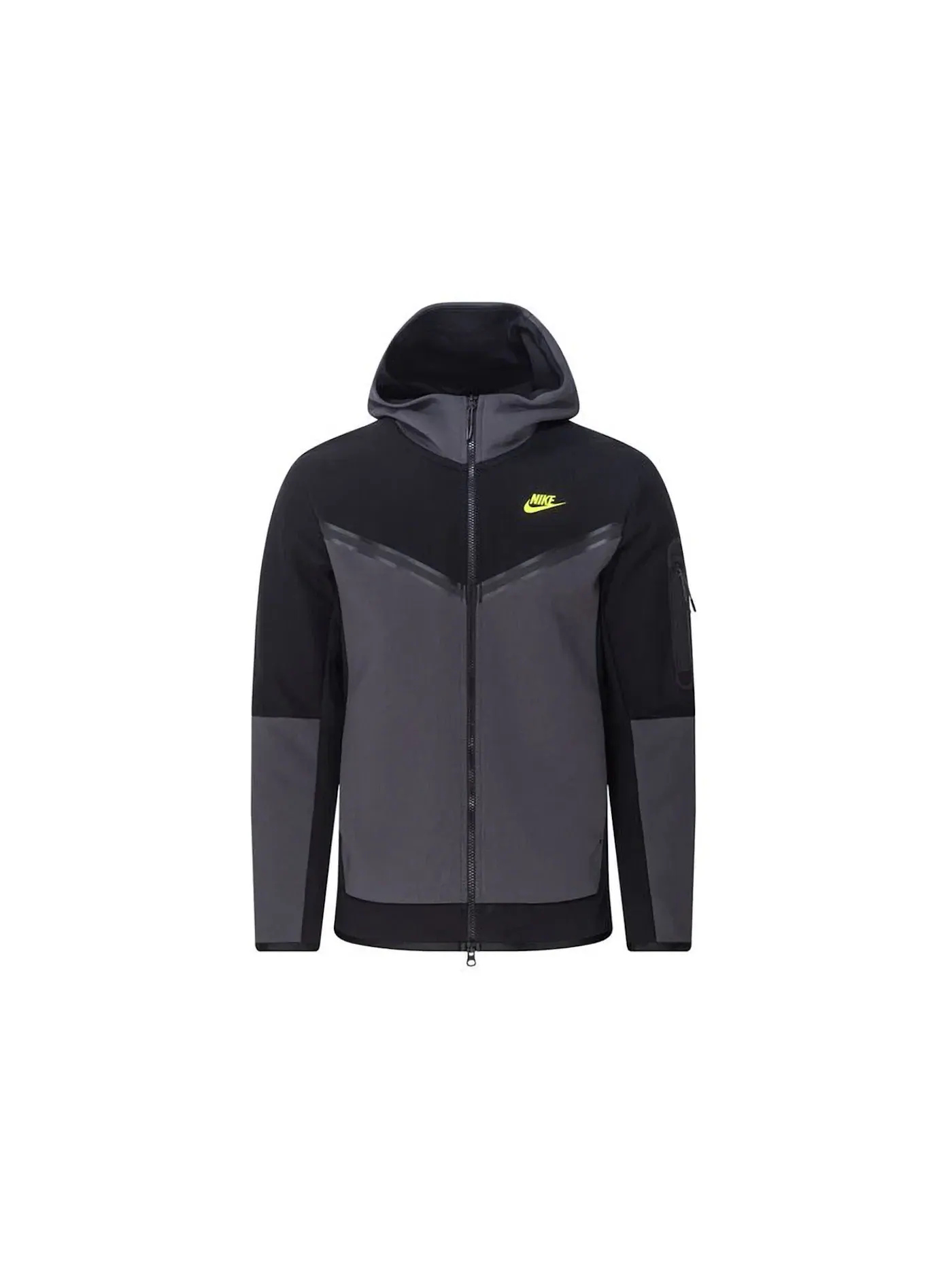 Мужская худи Nike Sportswear Tech Fleece Full-Zip — изображение 1 из 1, черный