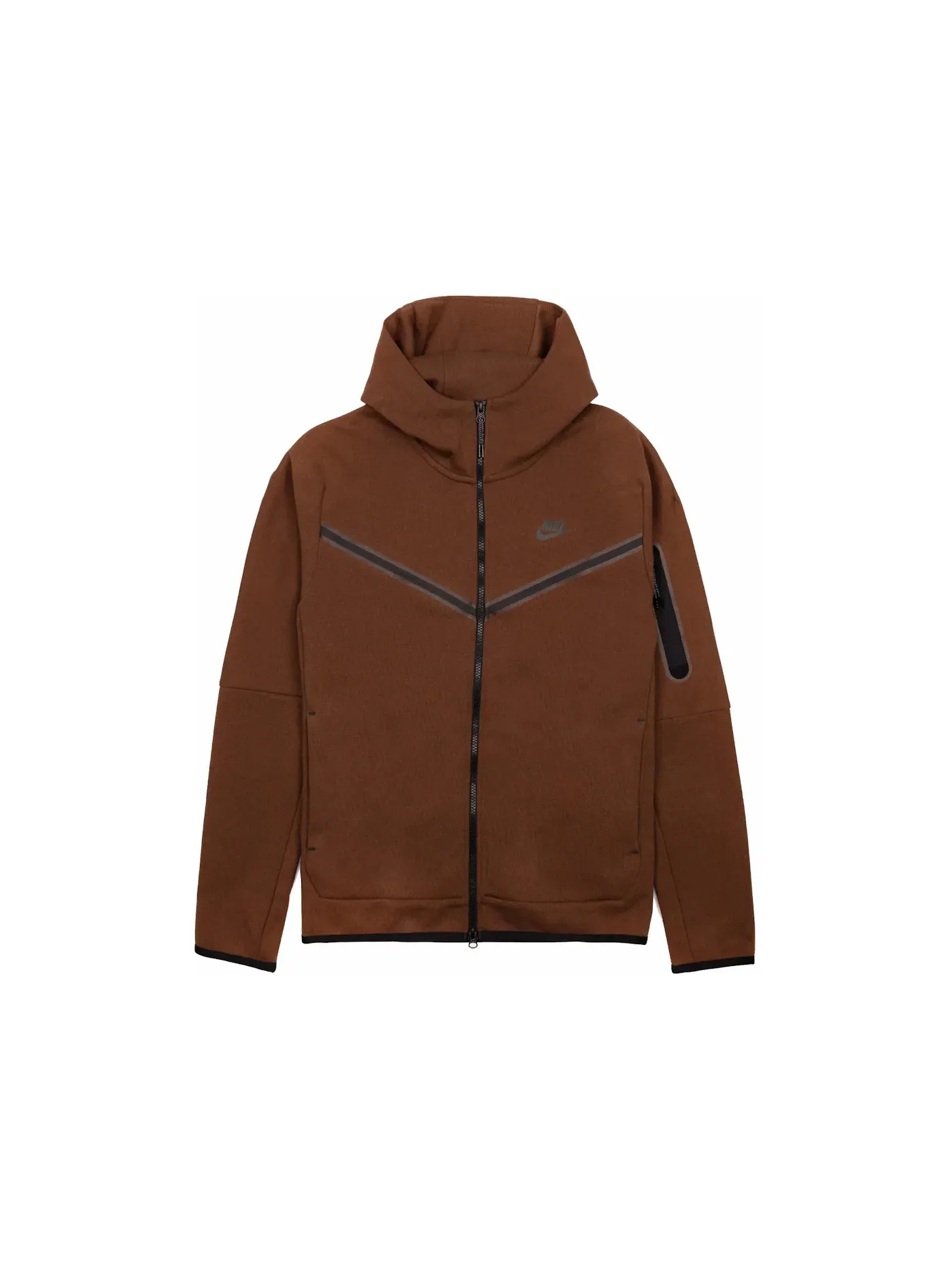 Детская худи Nike Sportswear Tech Fleece Full-Zip Hoodie Nike — изображение 1 из 1, коричневый