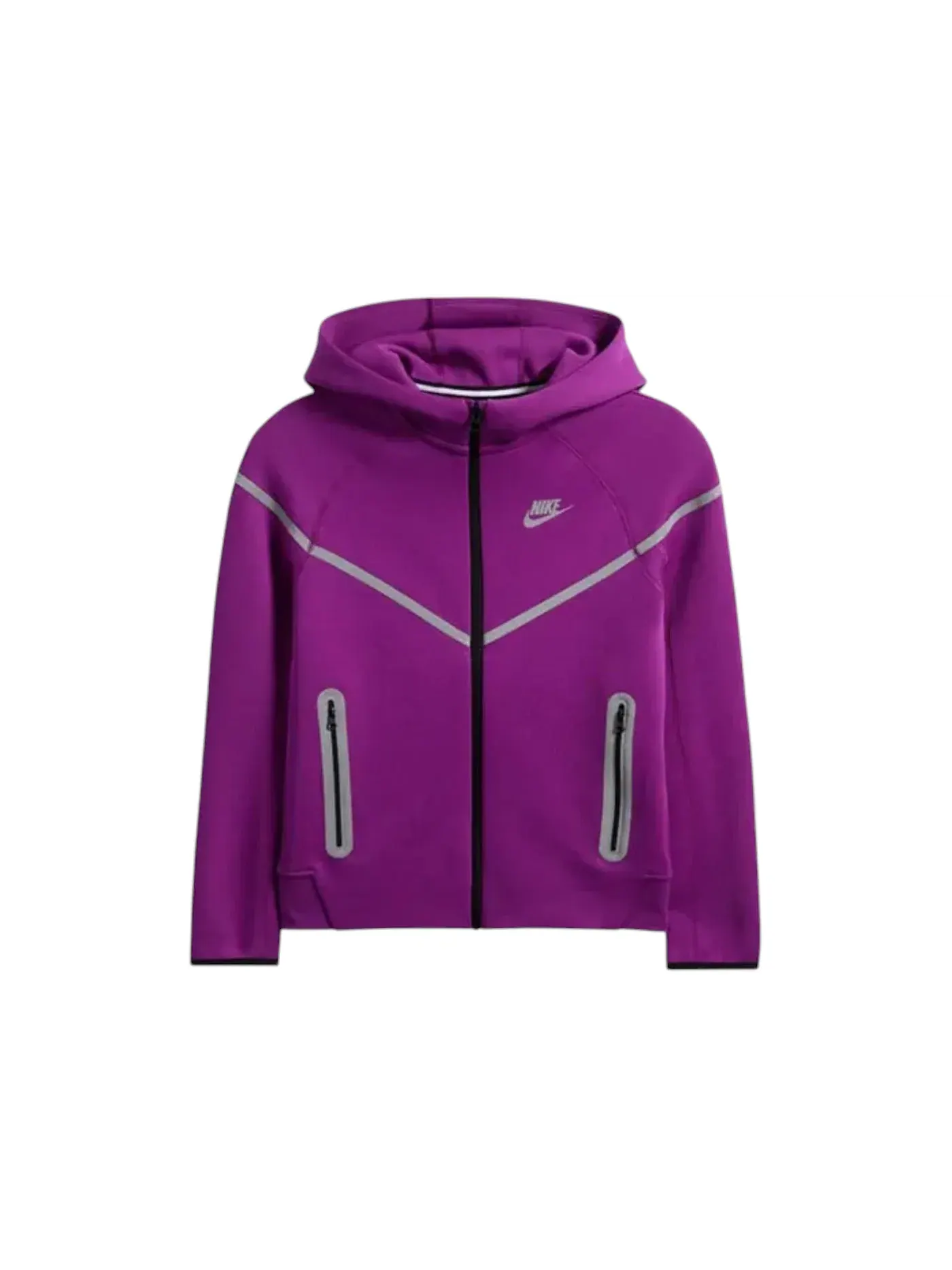Мужская худи с молнией Tech Fleece Windrunner Nike, Bold Berry — изображение 1 из 2