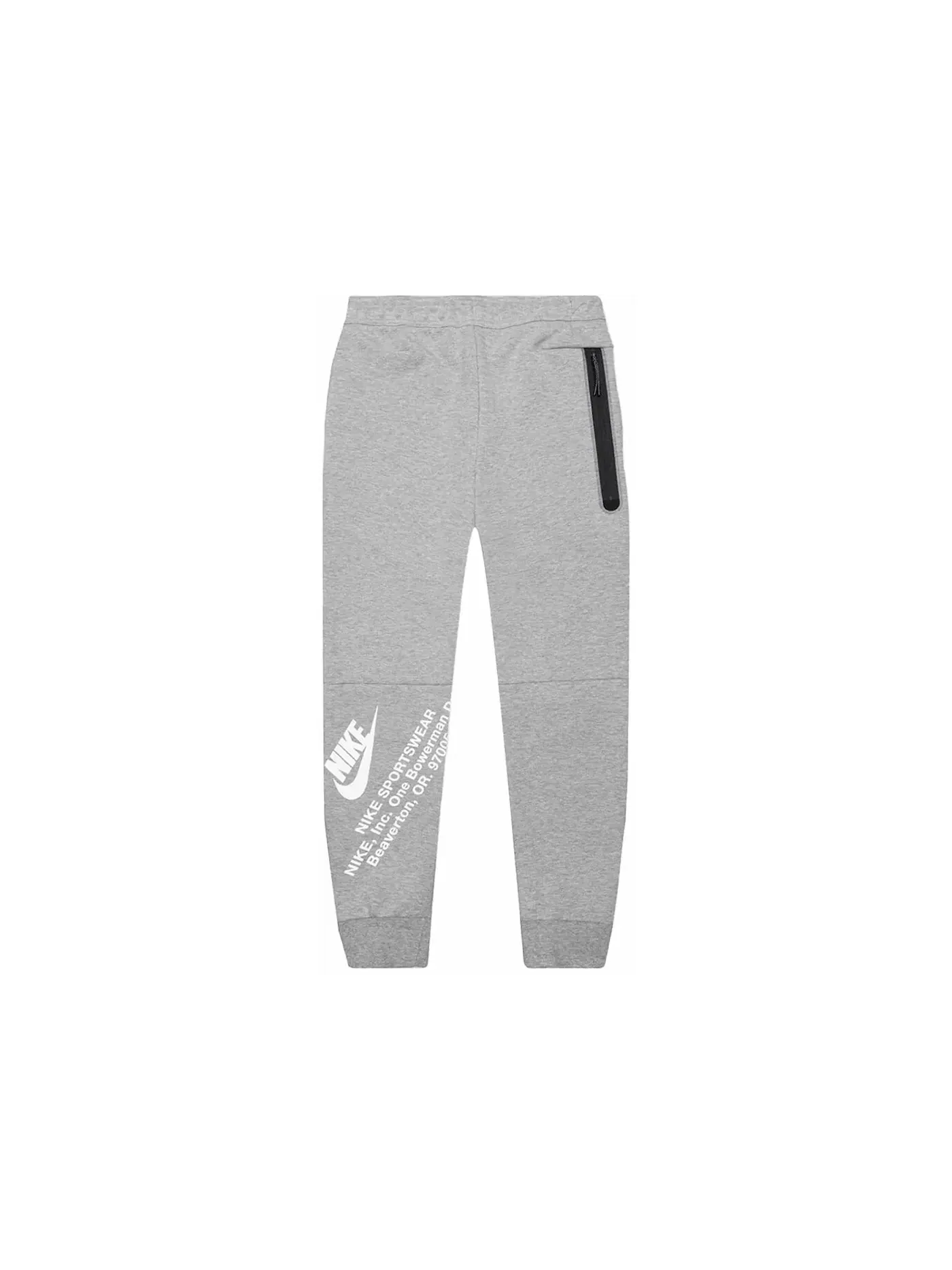 Мужские спортивные штаны из флиса Tech Fleece с принтом Nike — изображение 2 из 2, серый