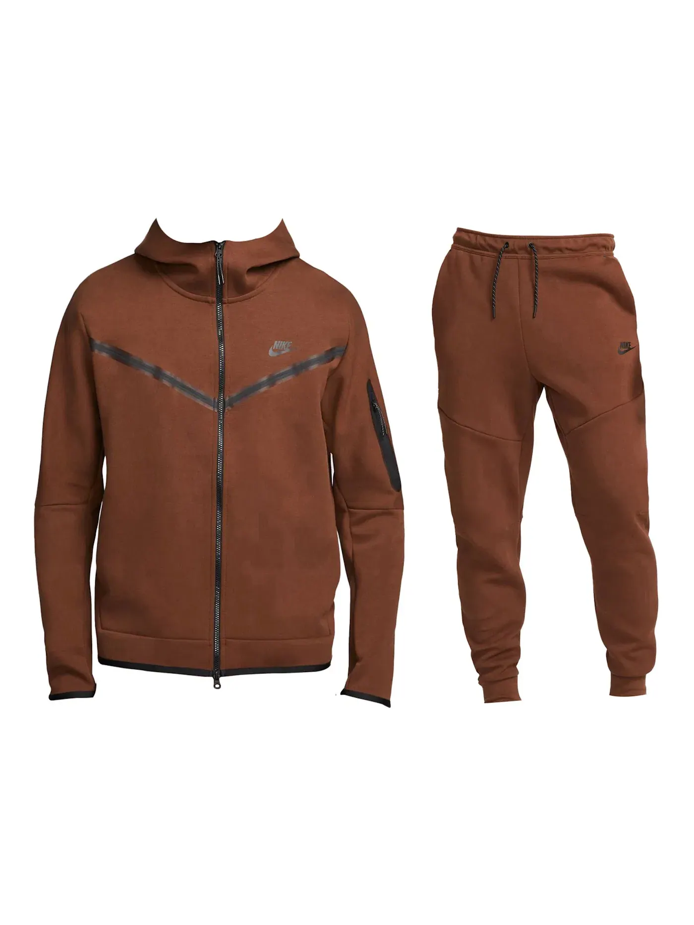 Мужской комплект из худи и джоггеров Tech Fleece Nike — изображение 1 из 2, черный