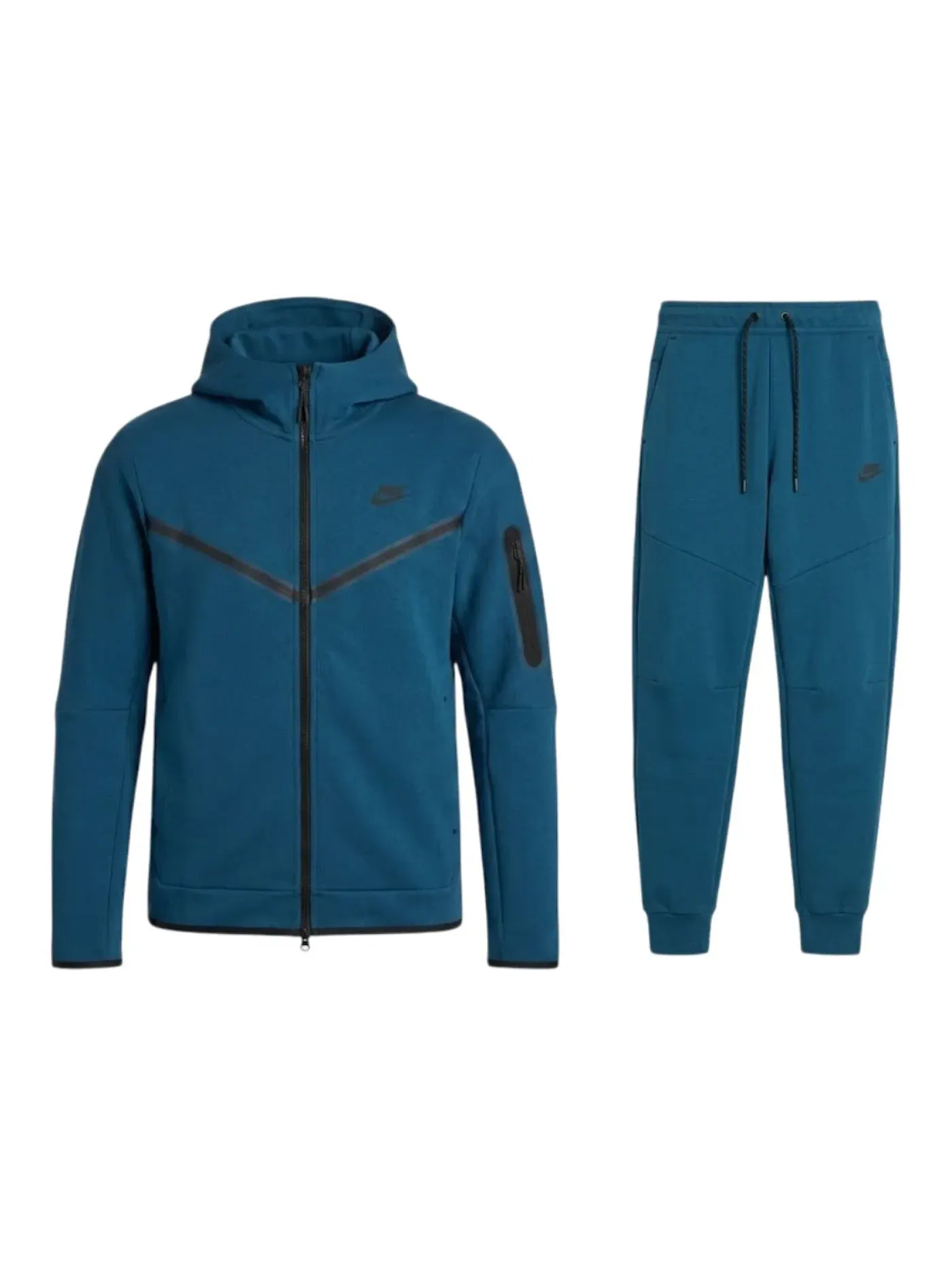 Мужской спортивный костюм из футера с капюшоном Nike Sportswear Tech Fleece Hoodie & Joggers Set (FW24) — изображение 1 из 1