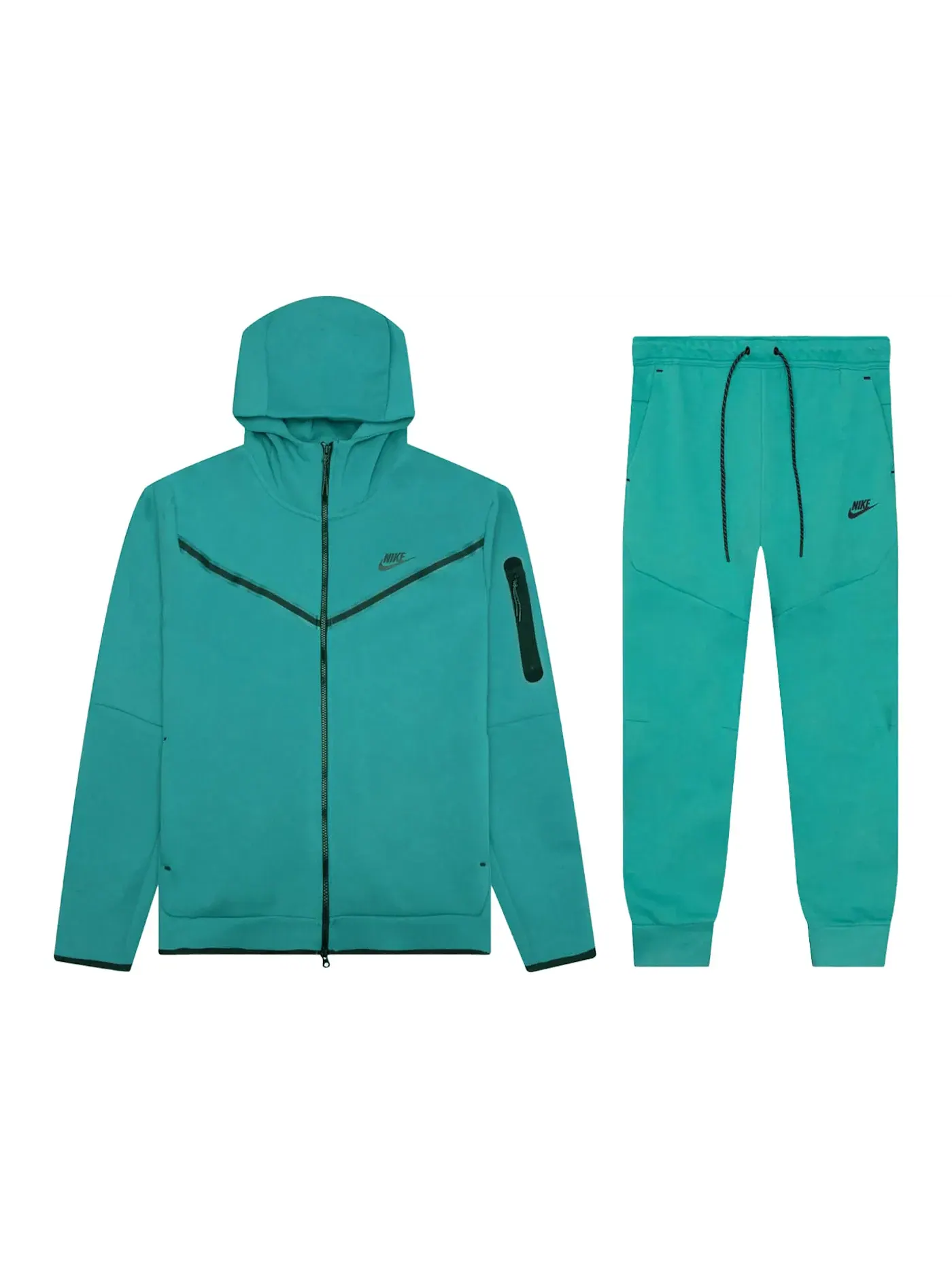 Мужской комплект из худи и джоггеров Nike Sportswear Tech Fleece — изображение 1 из 2, черный