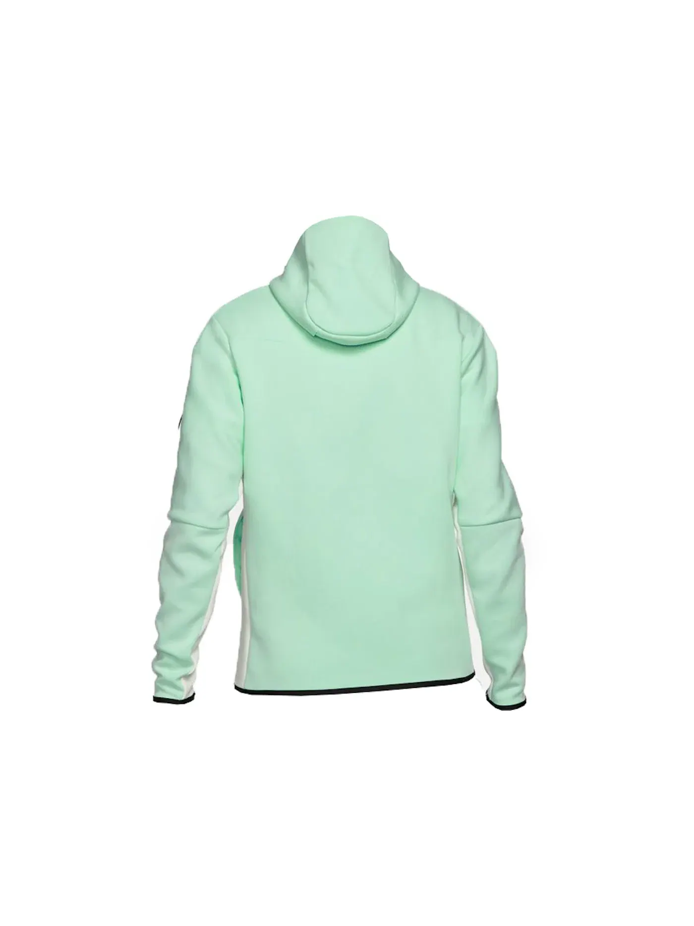 Мужская куртка из футера с капюшоном Nike Sportswear Tech Fleece, Mint Foam/Sail/Sail — изображение 2 из 2