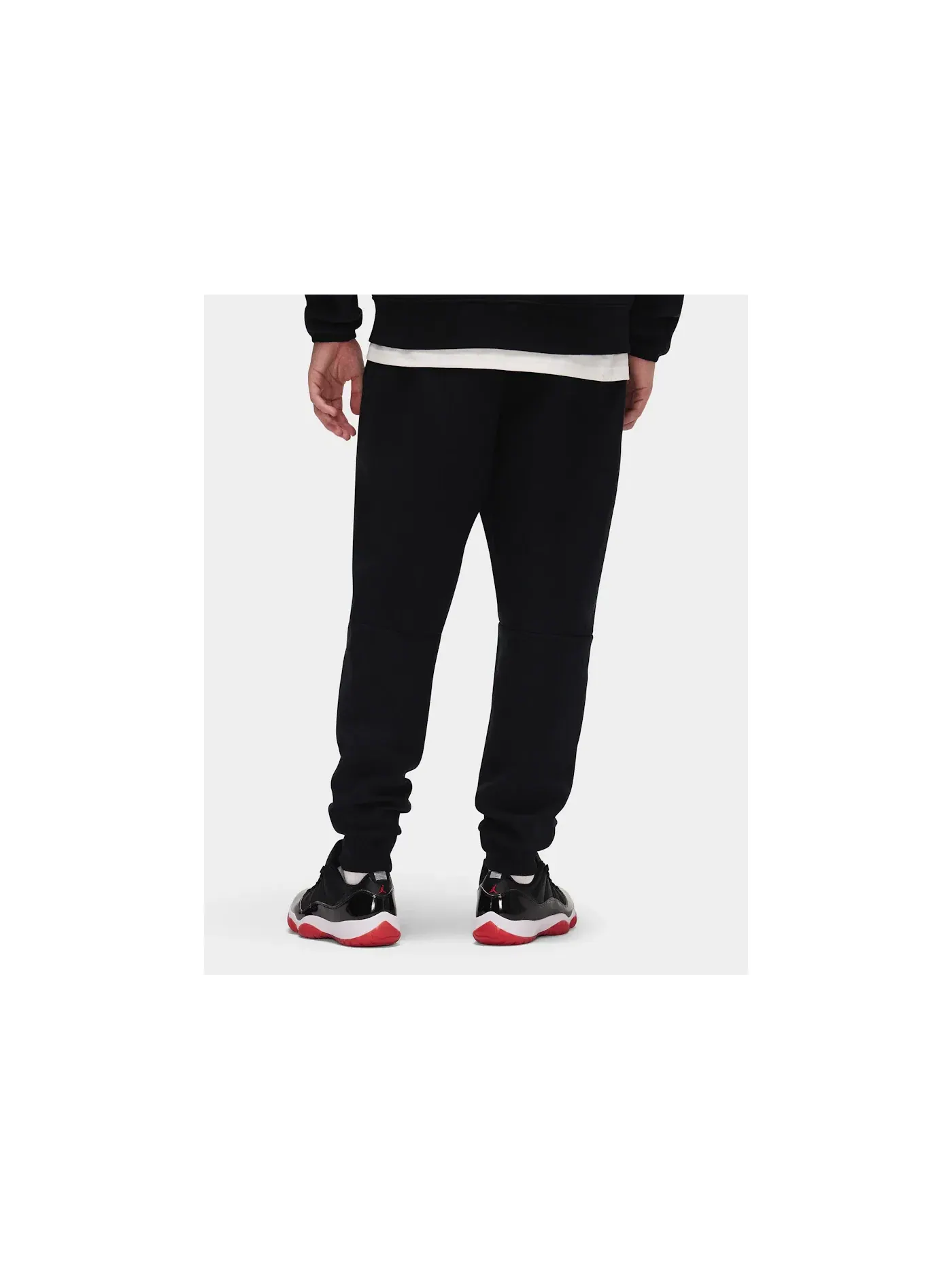 Мужские спортивные штаны из флиса с длинной застежкой-молнией Nike Joggers — изображение 4 из 4, черный/черный