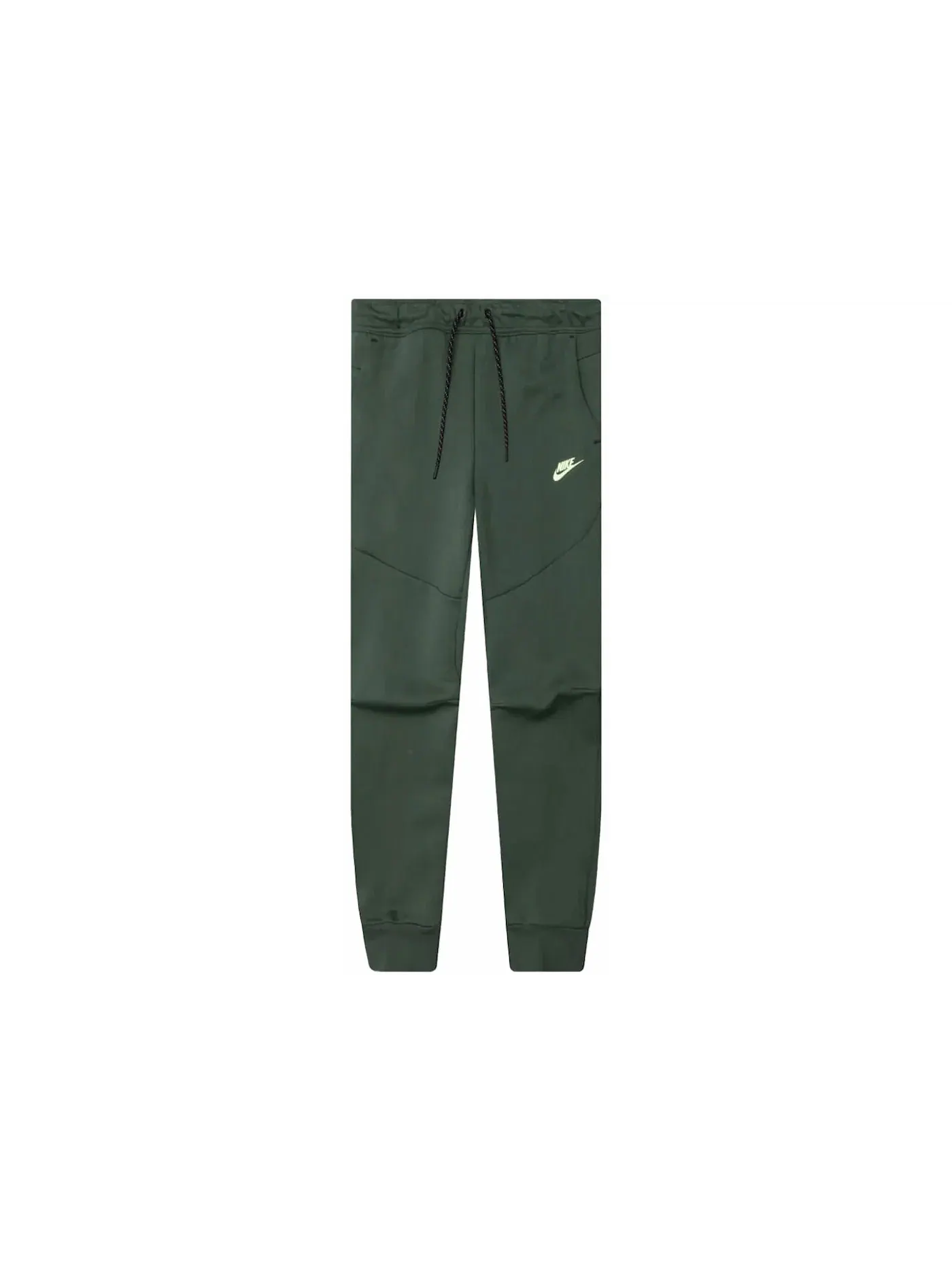 Мужские спортивные штаны с манжетами Nike Sportswear Tech Fleece Joggers, Galactic Jade Liquid Lime — изображение 1 из 2
