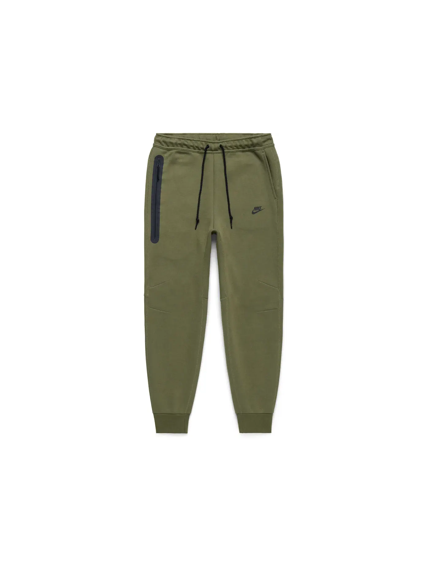Мужские спортивные брюки из флиса Tech Fleece Nike — изображение 1 из 4, оливковый/черный