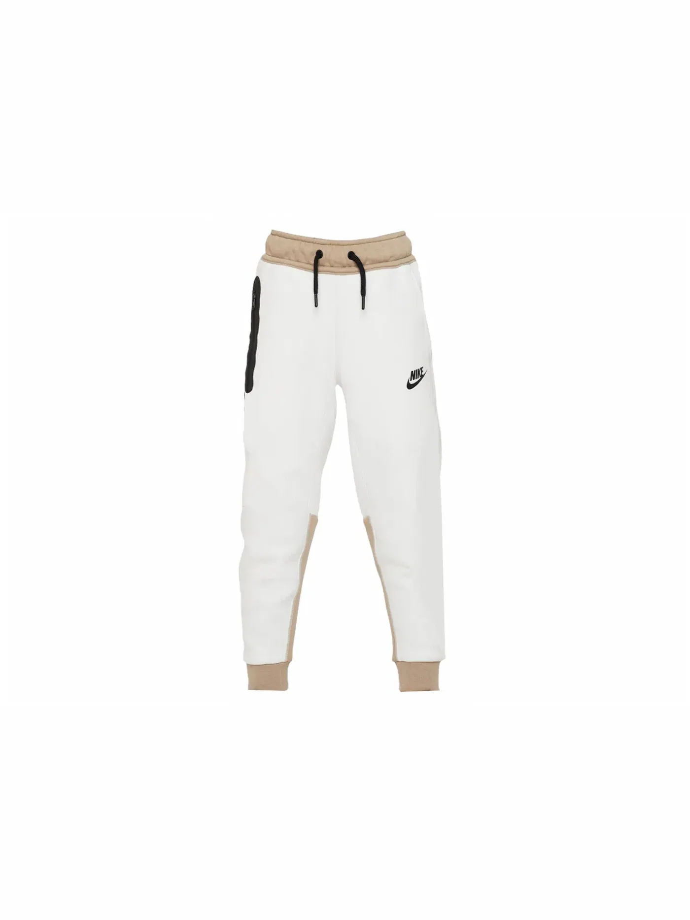 Мужские спортивные штаны Tech Fleece Nike — изображение 1 из 1, белый/хаки/черный